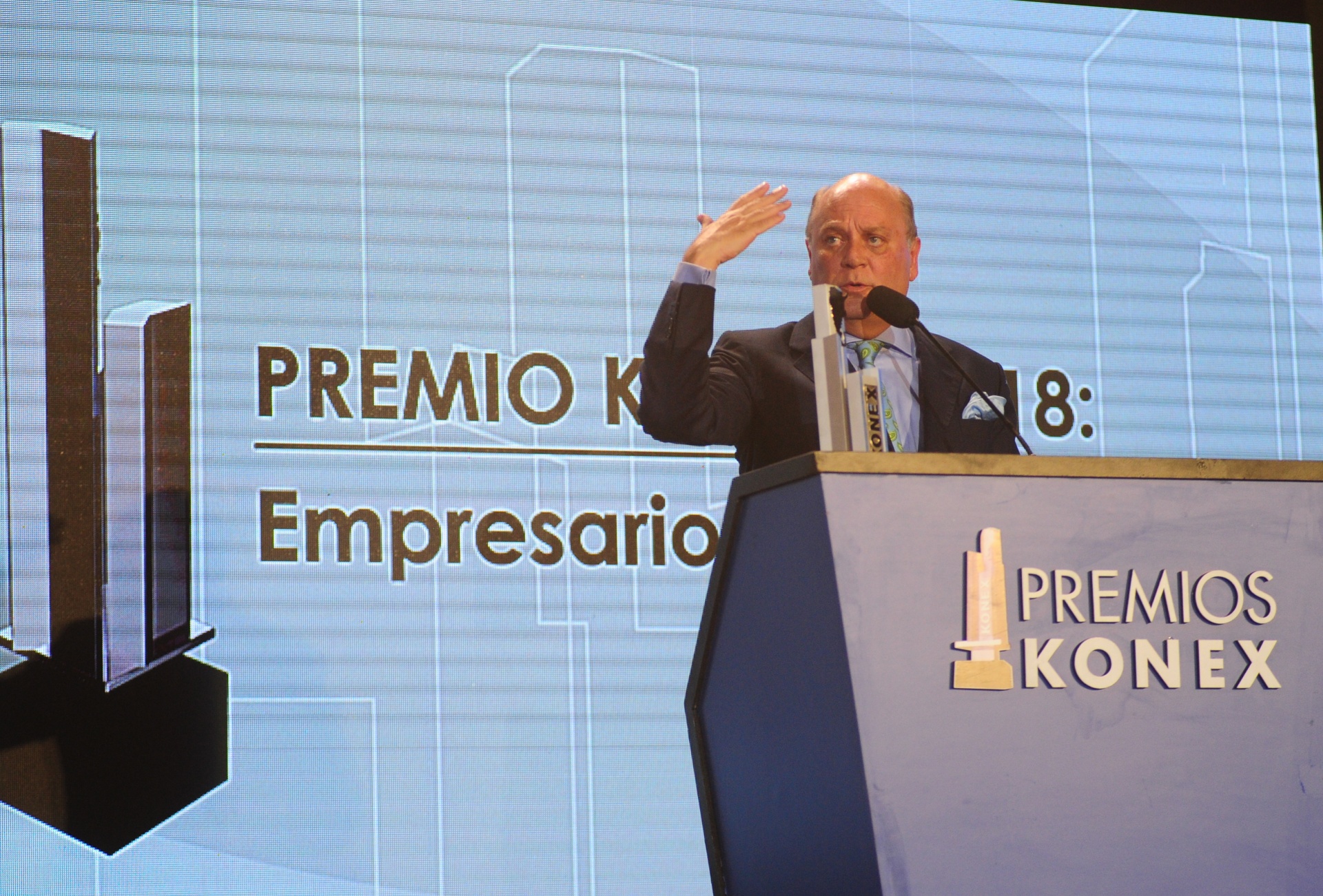 Martín Cabrales durante su discurso