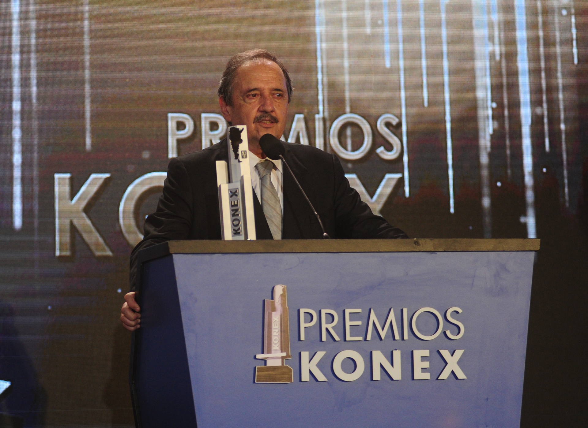 El Gran Jurado designó Konex de Honor -que se otorga a una figura de sobresaliente relieve fallecida en la última década- a Raúl Alfonsín. Su hijo, Ricardo Alfonsín, recibió el Premio