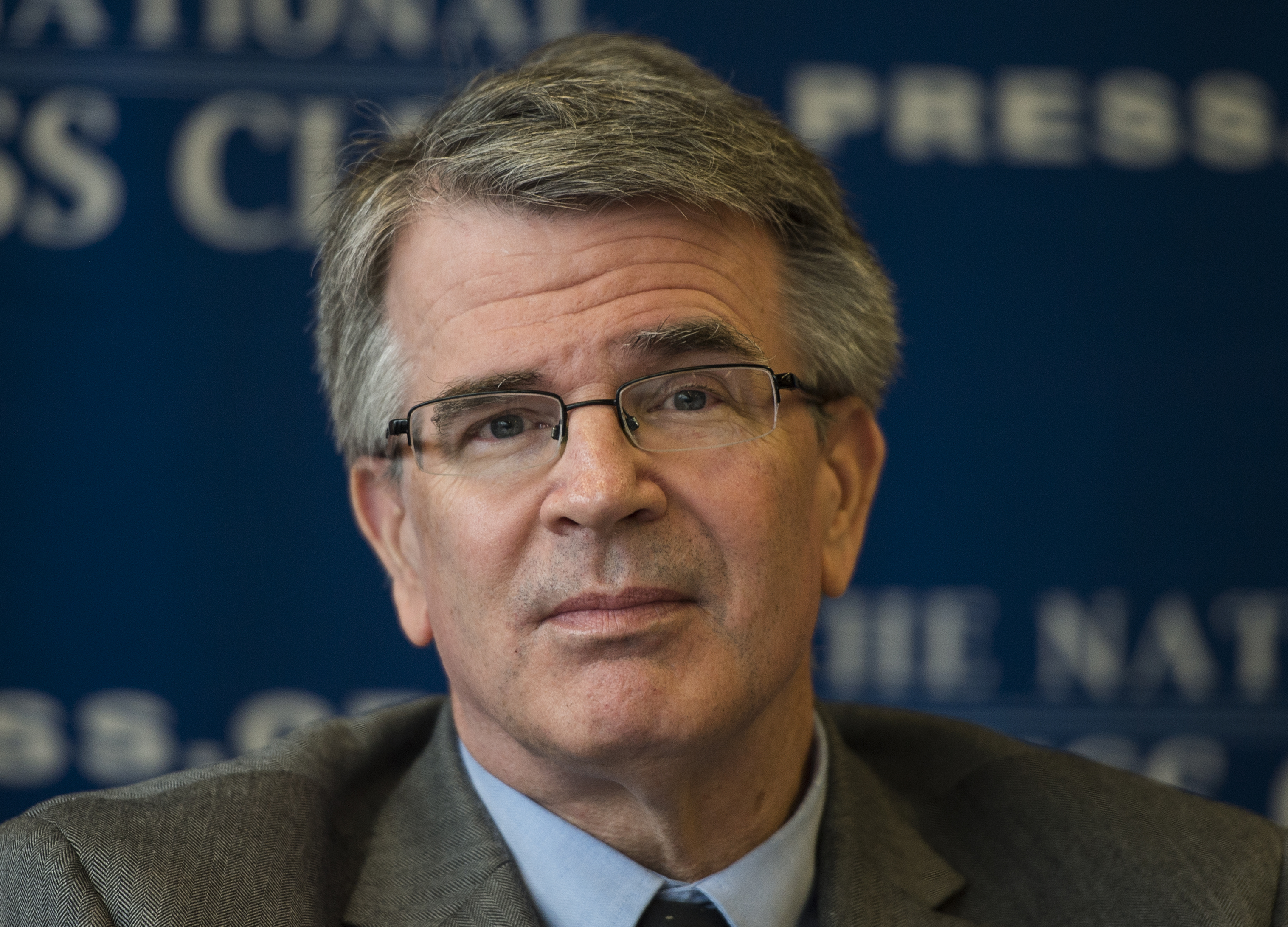 El científico jefe del Goddard Space Flight Center de NASA, James Gavin (ANDREW CABALLERO-REYNOLDS / AFP)