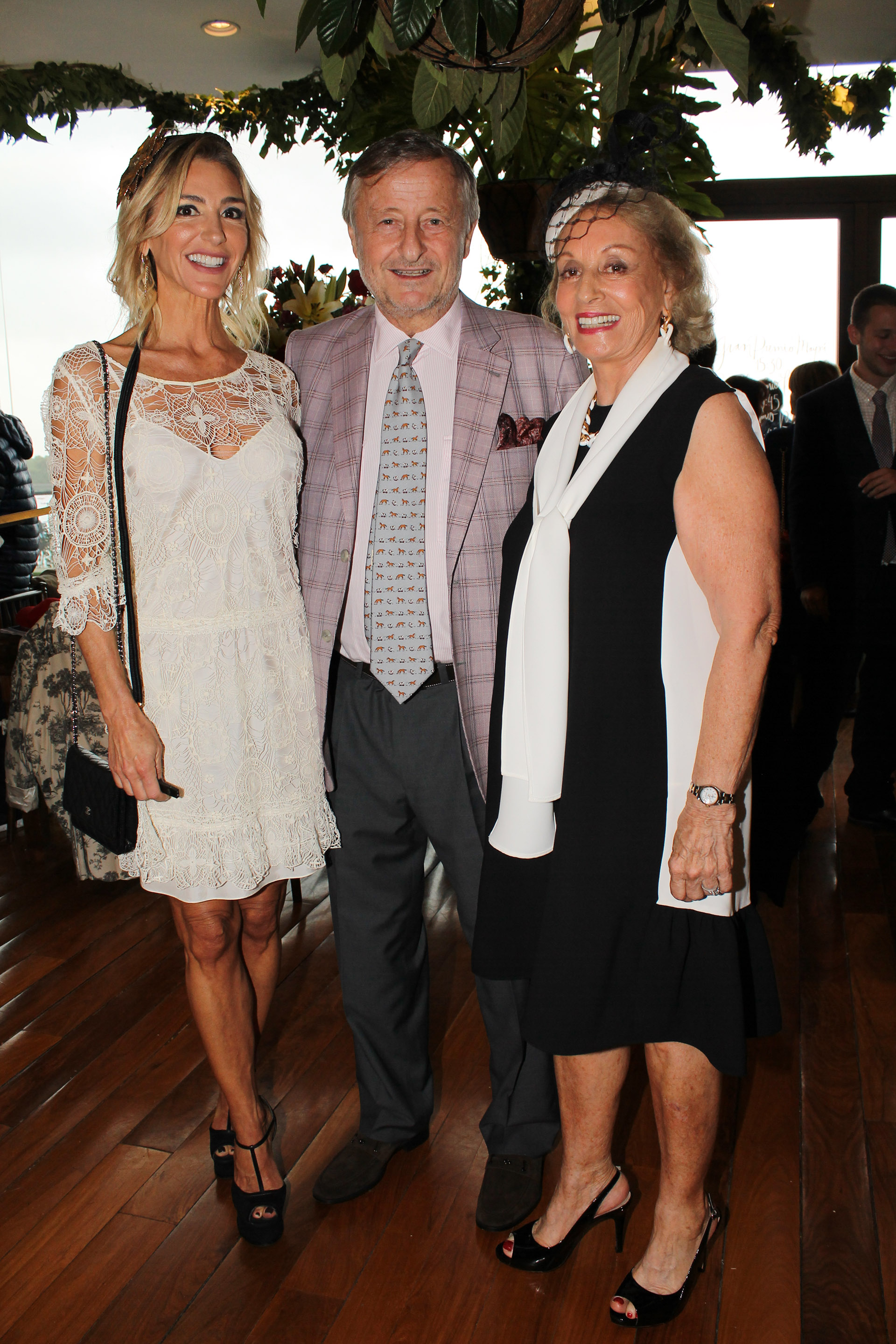 Gabriela Castellani, Cristiano Rattazzi y Miriam Bagó