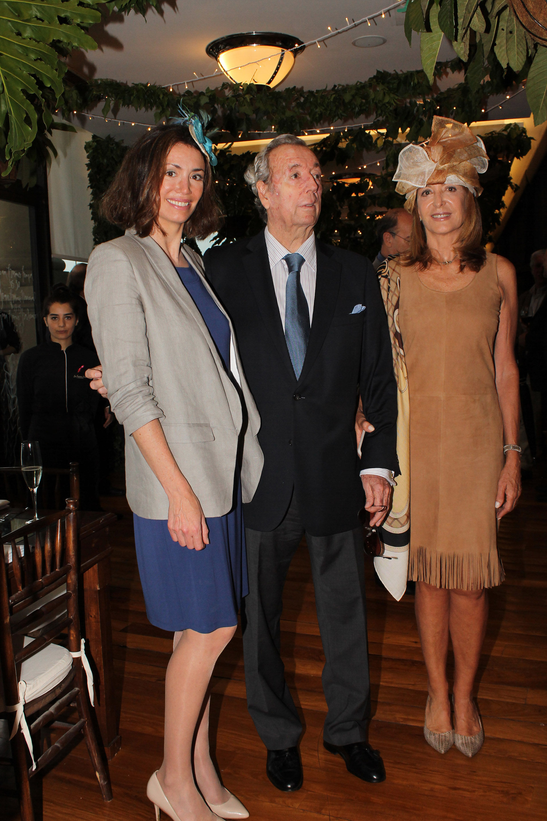 Verónica Quintana junto a su padres, Bruno Quintana y Mariel Llorens de Quintana