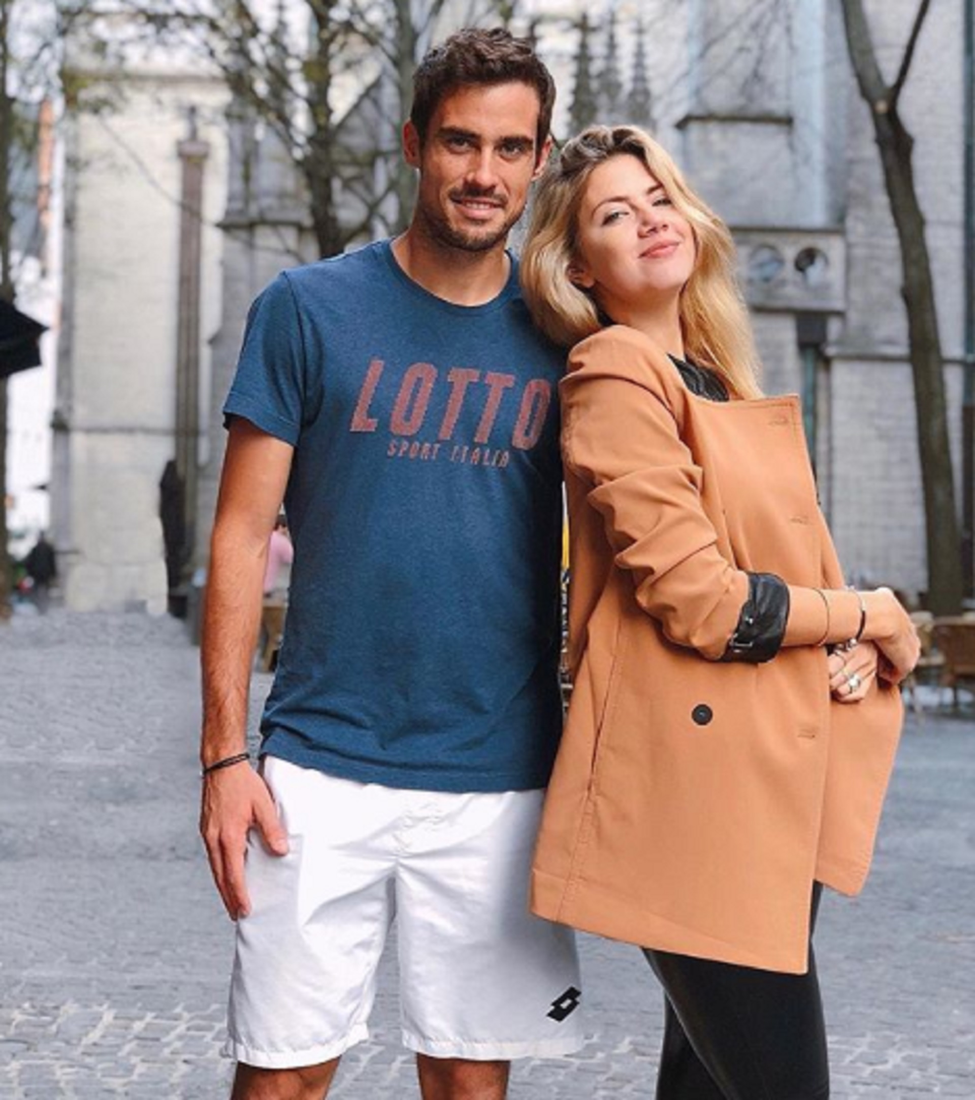 Guido Pella y Stephanie Demner (Instagram)