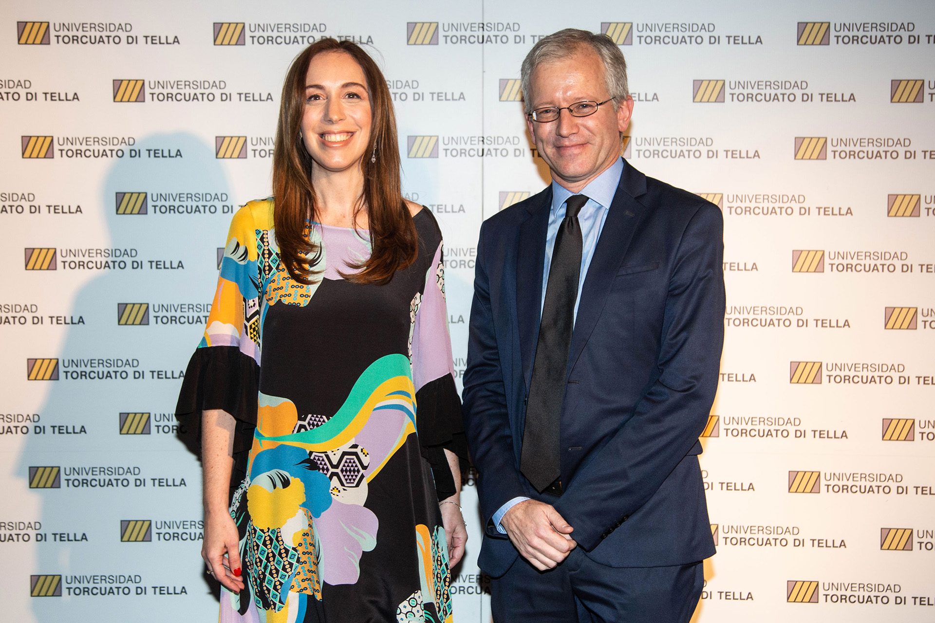 La gobernadora de la provincia de Buenos Aires, María Eugenia Vidal, junto a Schargrodsky