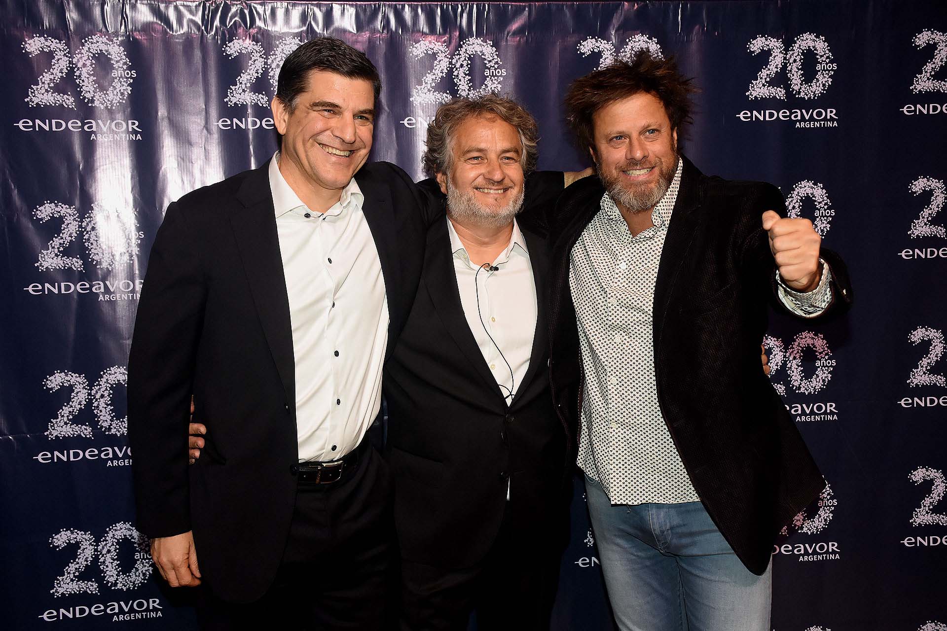 Nicolás Szekasy, co fundador de Kaszek Ventures, Englebienne y Luciano Nícora (Nicolás Stulberg)