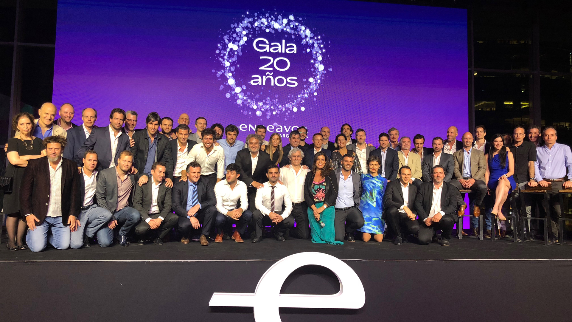 Todos los miembros Endeavor Argentina que se dieron cita en la gala por los 20 años