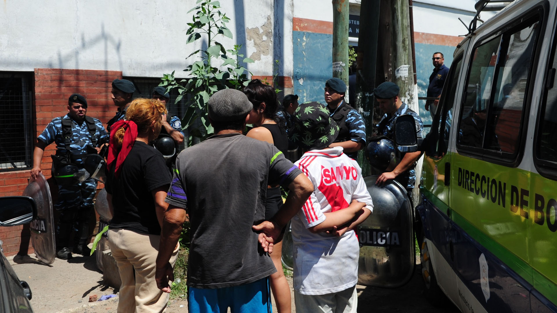 El incendio causó conmoción en el barrio (Maximiliano Luna)