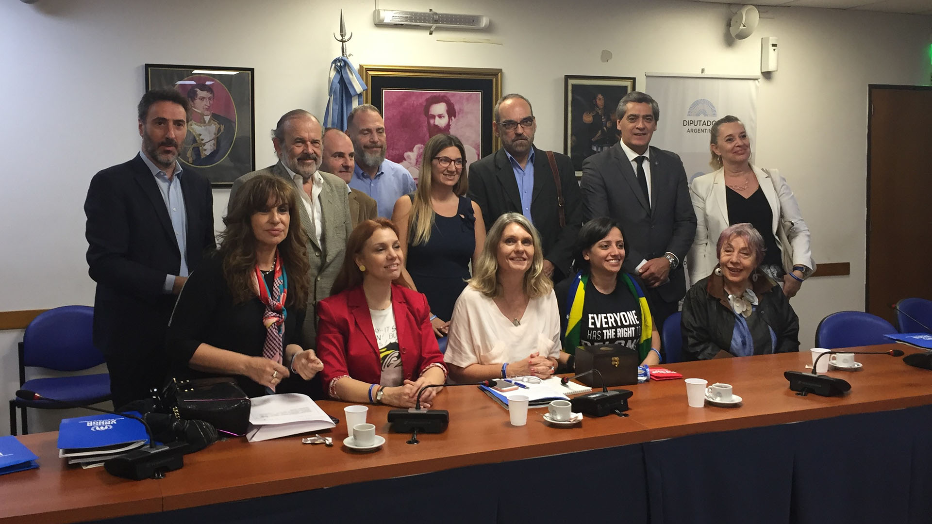 Maha Mamo expuso ante legisladores de Cambiemos su experiencia como apátrida. (Crédito: Acnur)