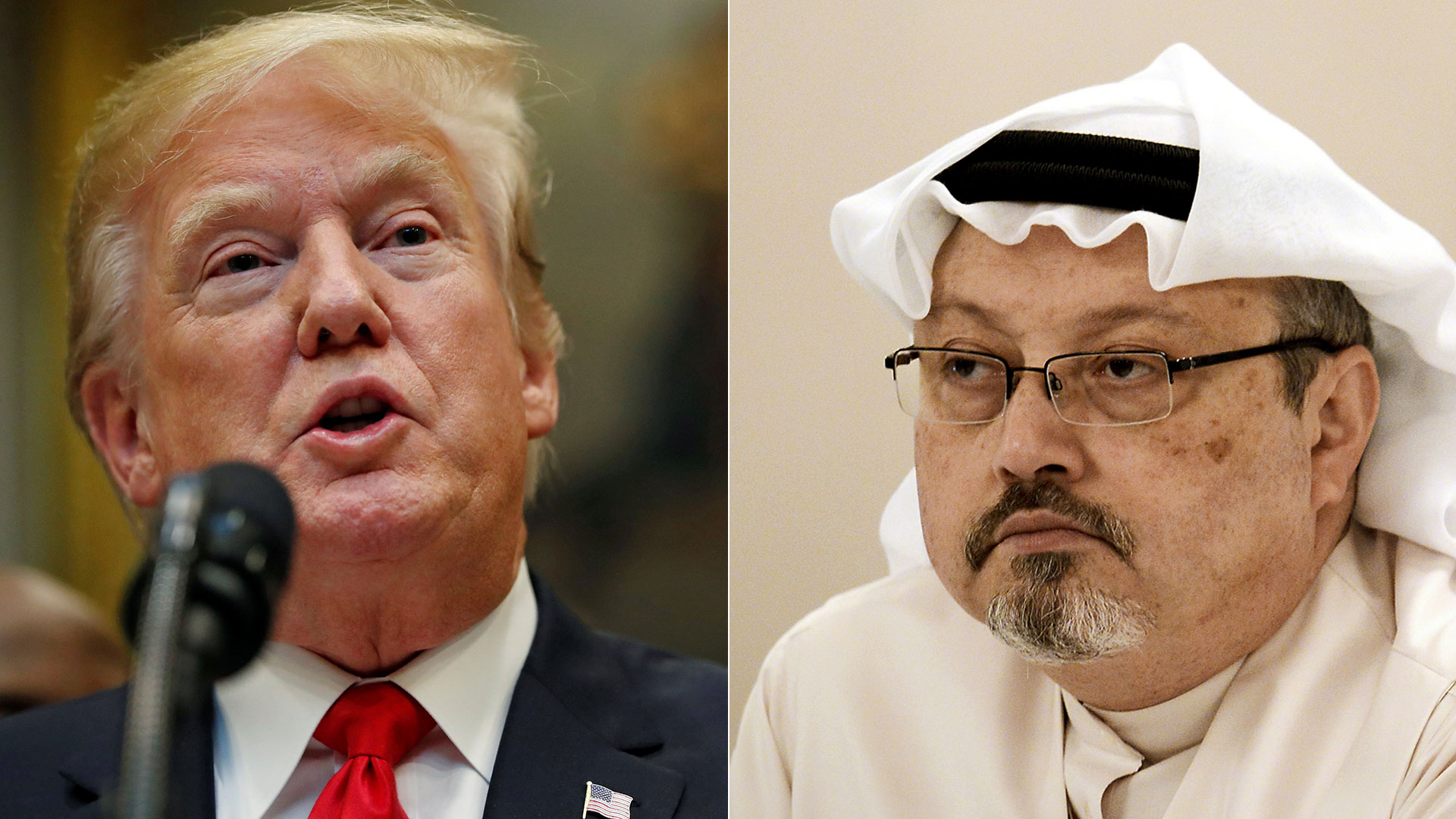 Donald Trump, Jamal Khashoggi.