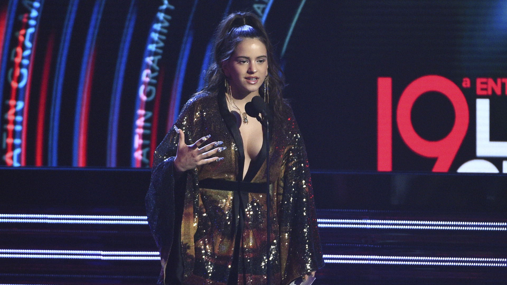 El Grammy a mejor fusión/interpretación urbana lo ganó Rosalía con su canción ‘Malamente’.