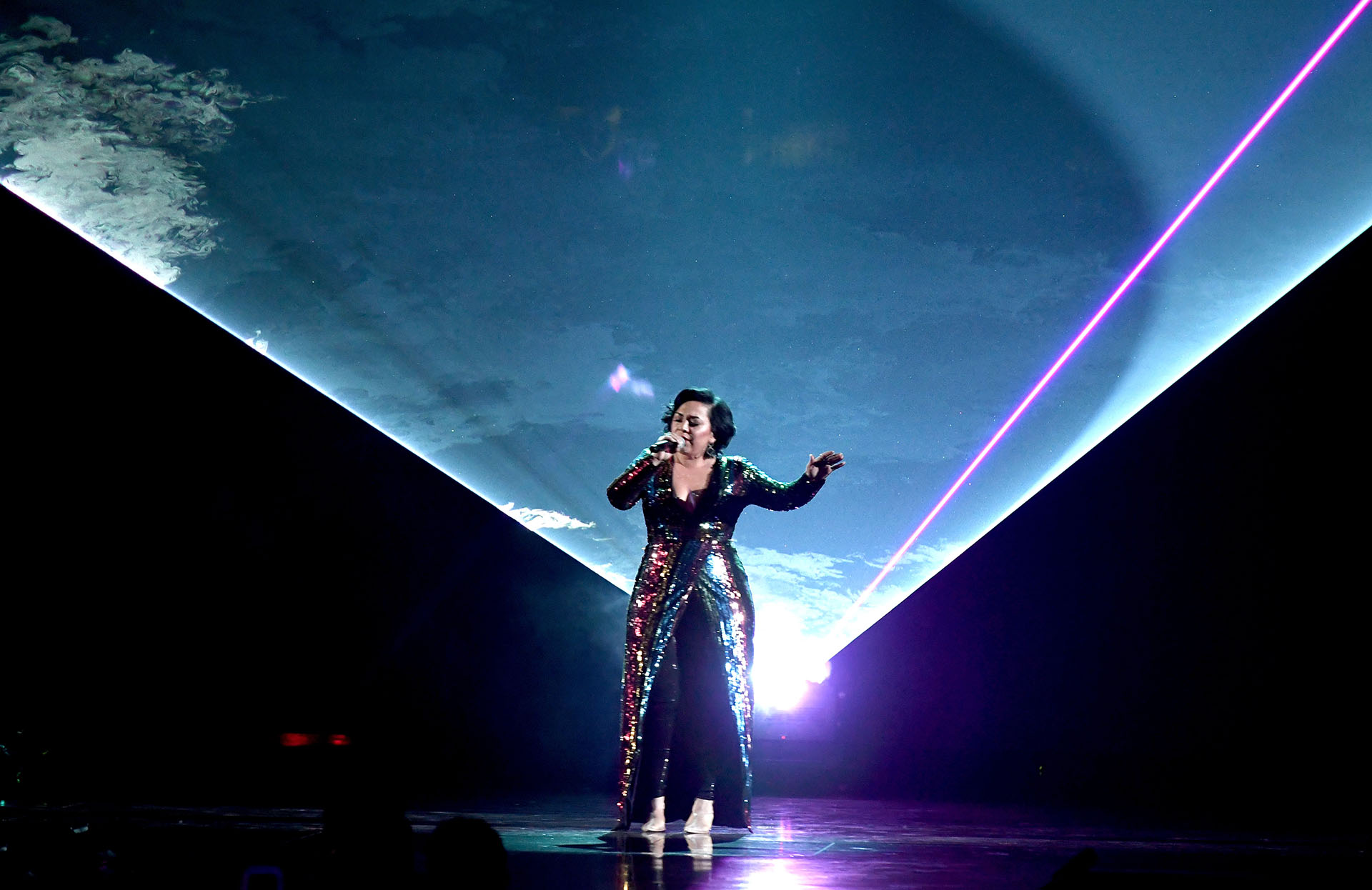 Carla Morrison compartió escenario con J Balvin