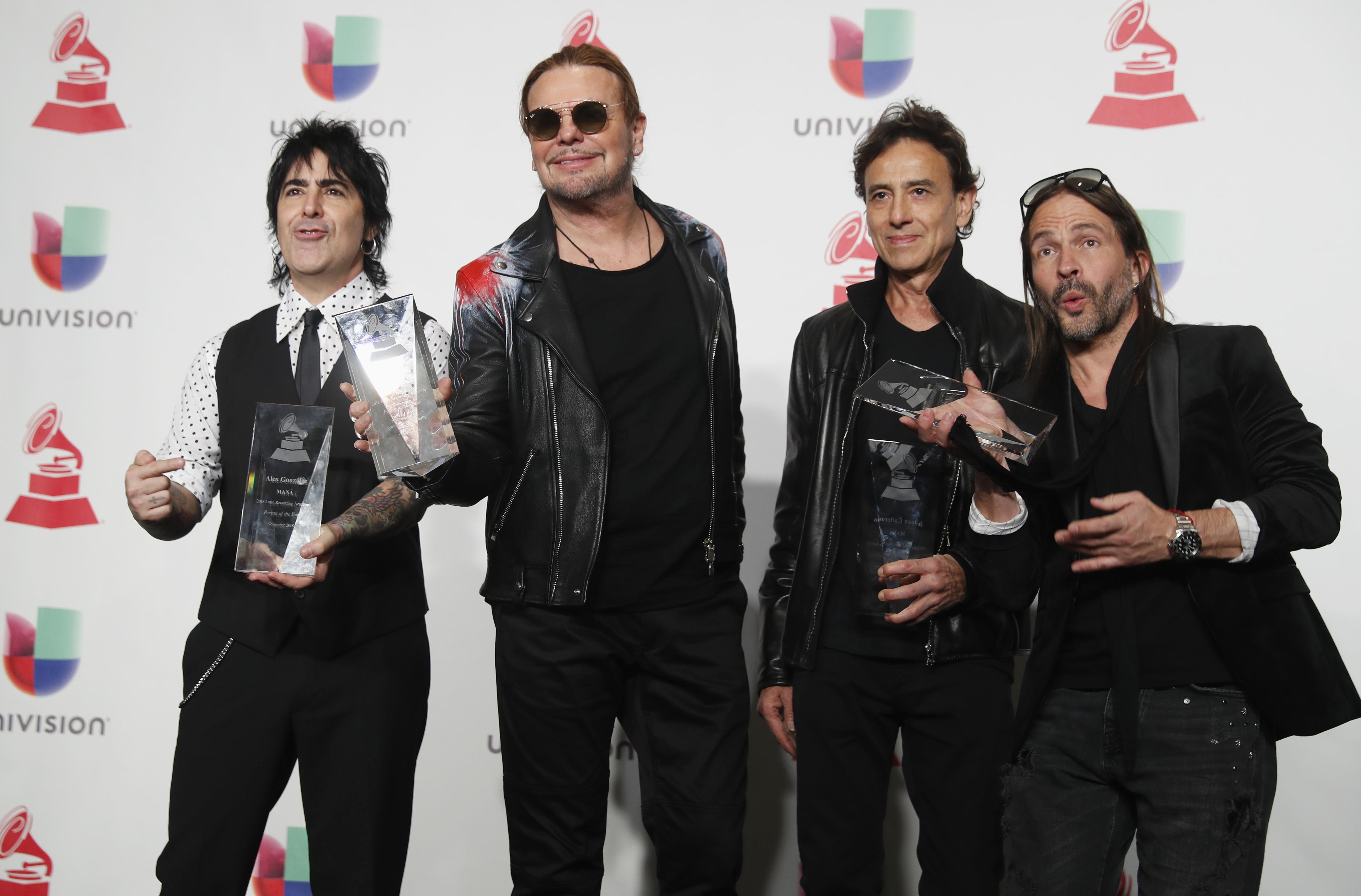 Maná se llevó el premio máximo, persona del año 2018