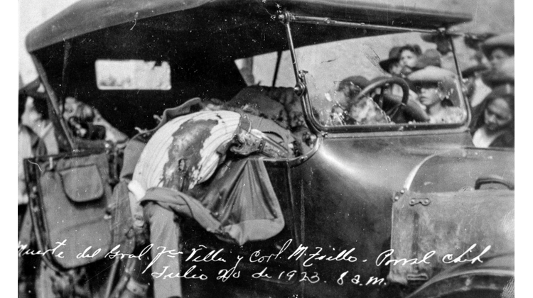La foto de la escena trágica que apareció en los diarios del país