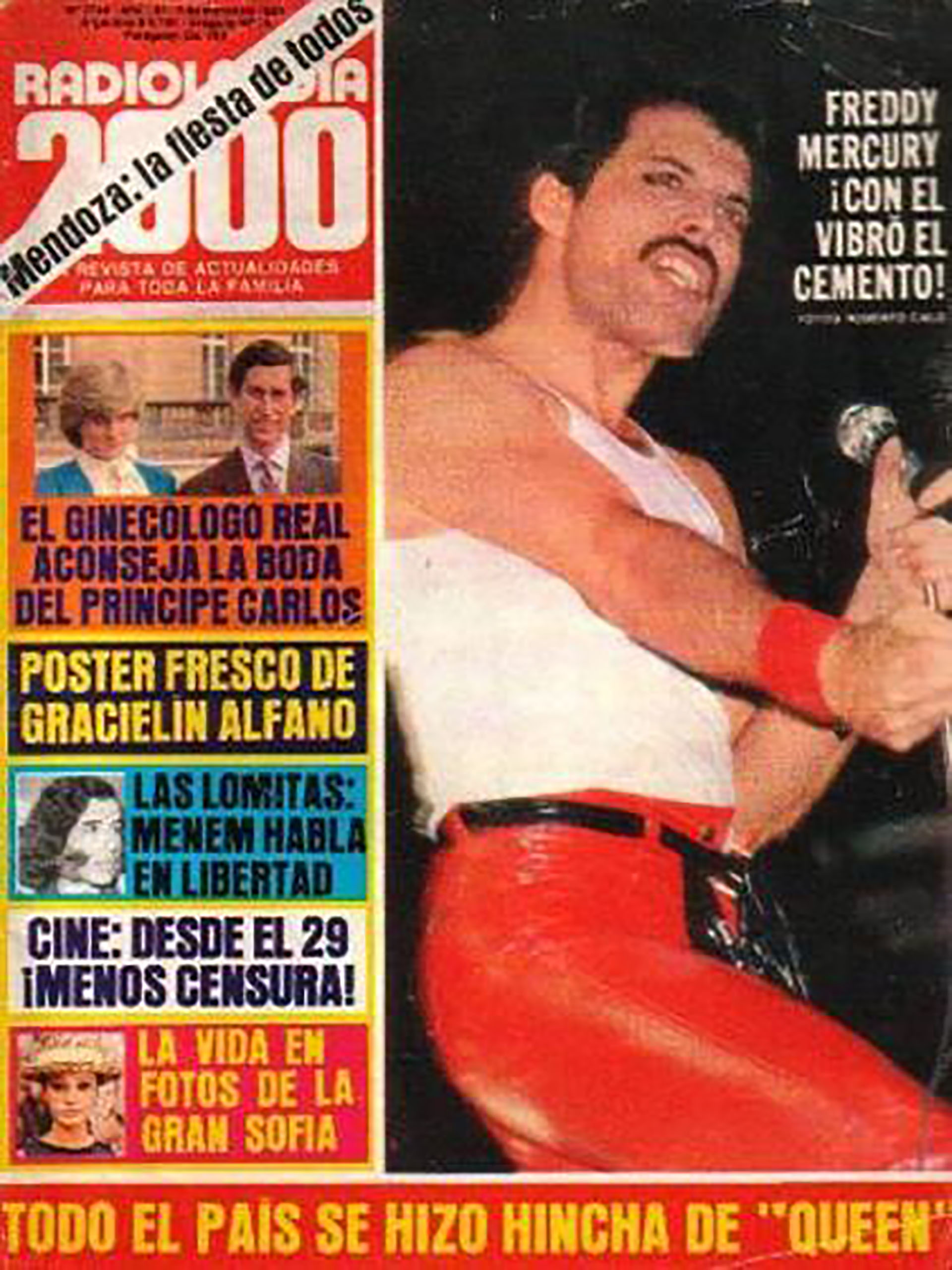 Otra de las revistas argentinas que mostró la presencia del grupo en el país