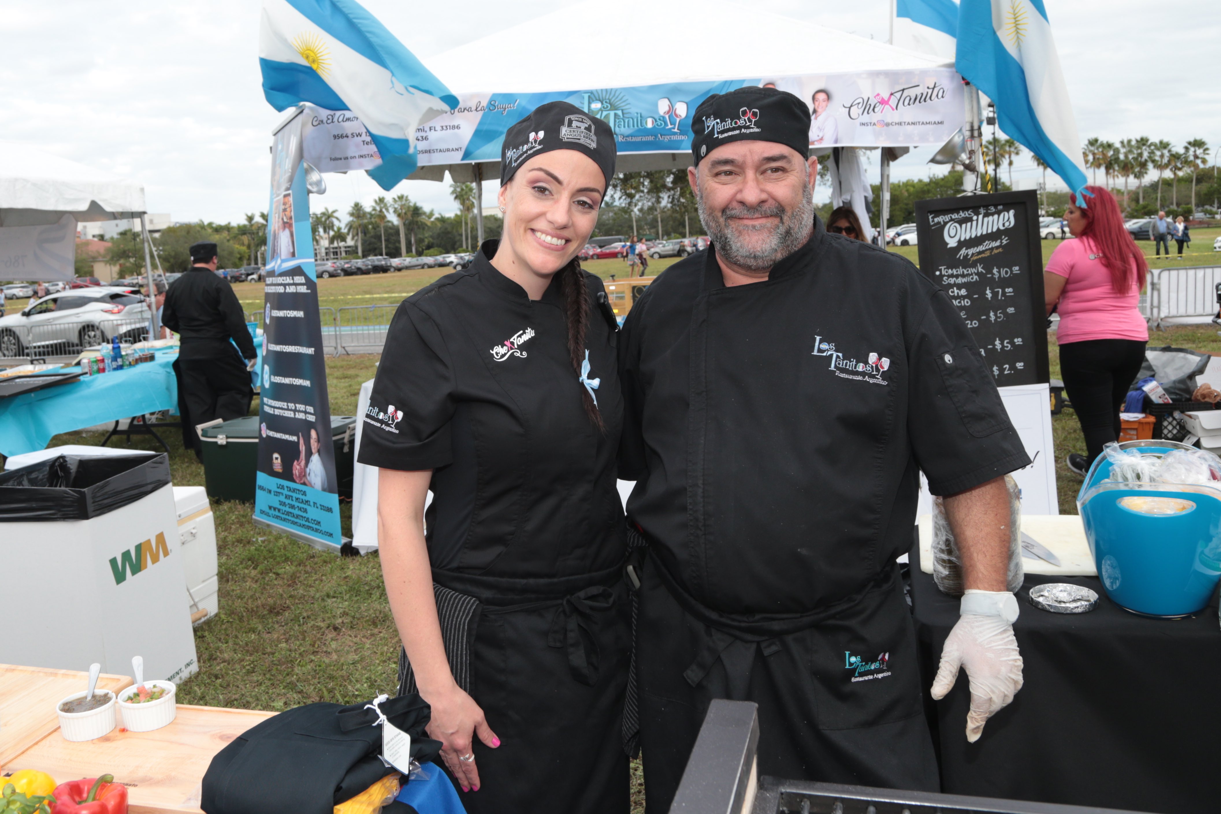 Carla Di Lorenzo y Pedro Siciliano, el equipo de Los Tanitos.