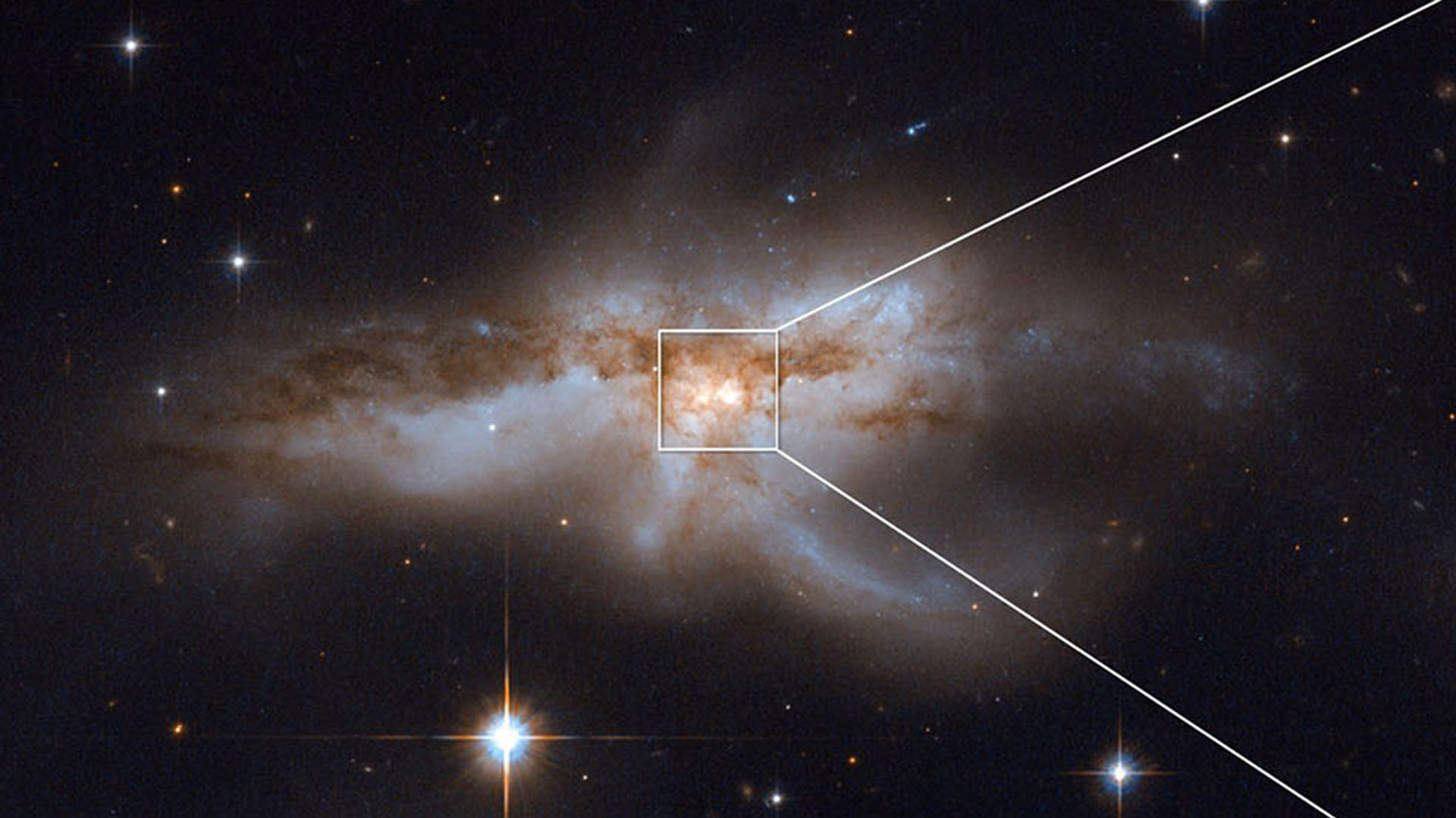 Fotografías cedida por NASA-ESA que muestra varias galaxias (EFE/NASA)