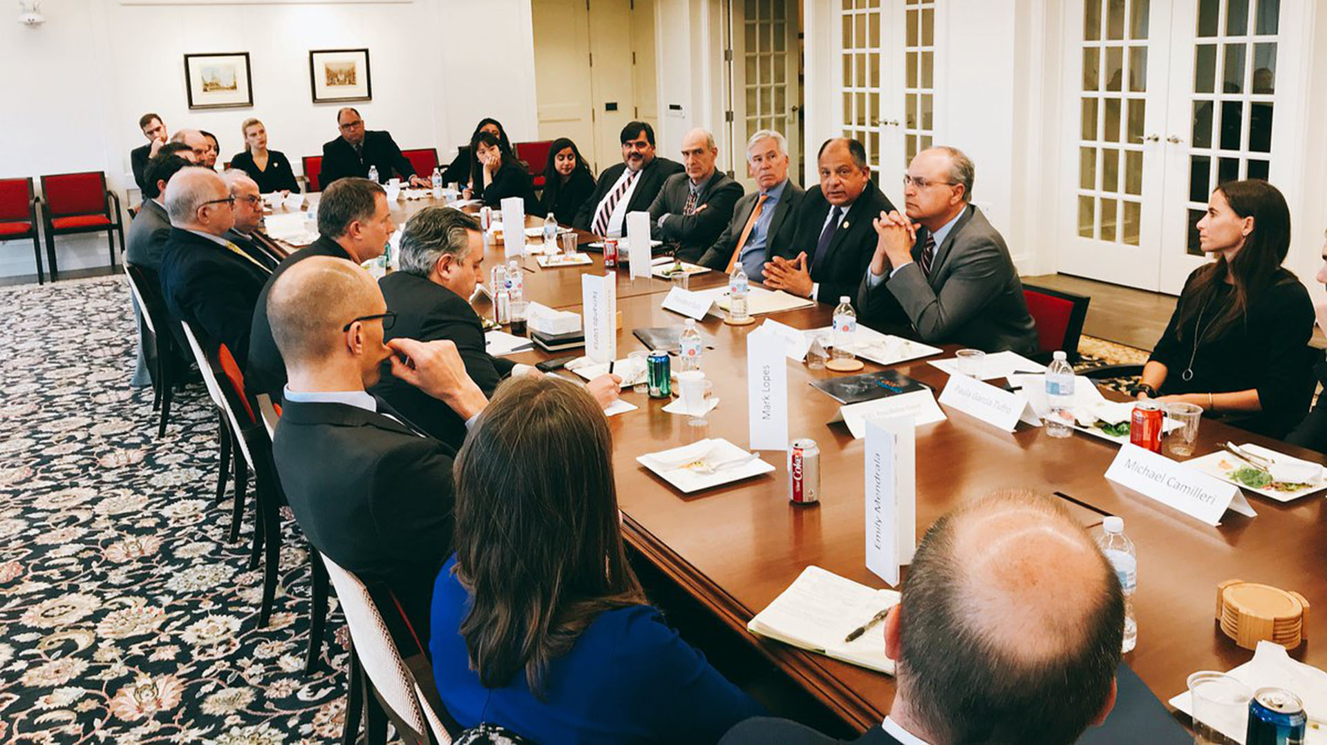 El evento estuvo coordinado por el Penn Biden Center y la Universidad Internacional de Florida, y tuvo lugar en Washington (@PennBiden)