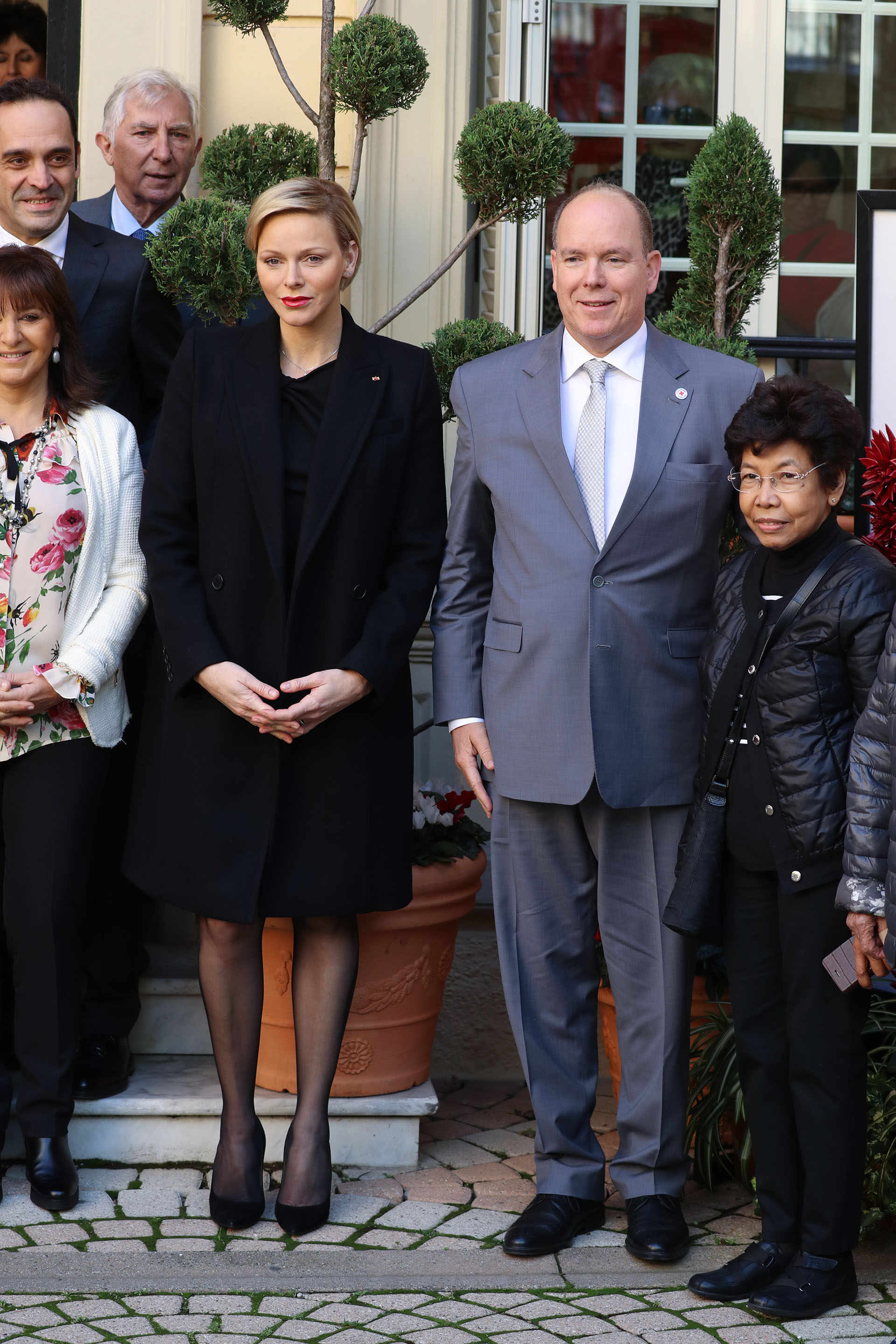 La princesa Charlene junto a su marido, Alberto de Mónaco
