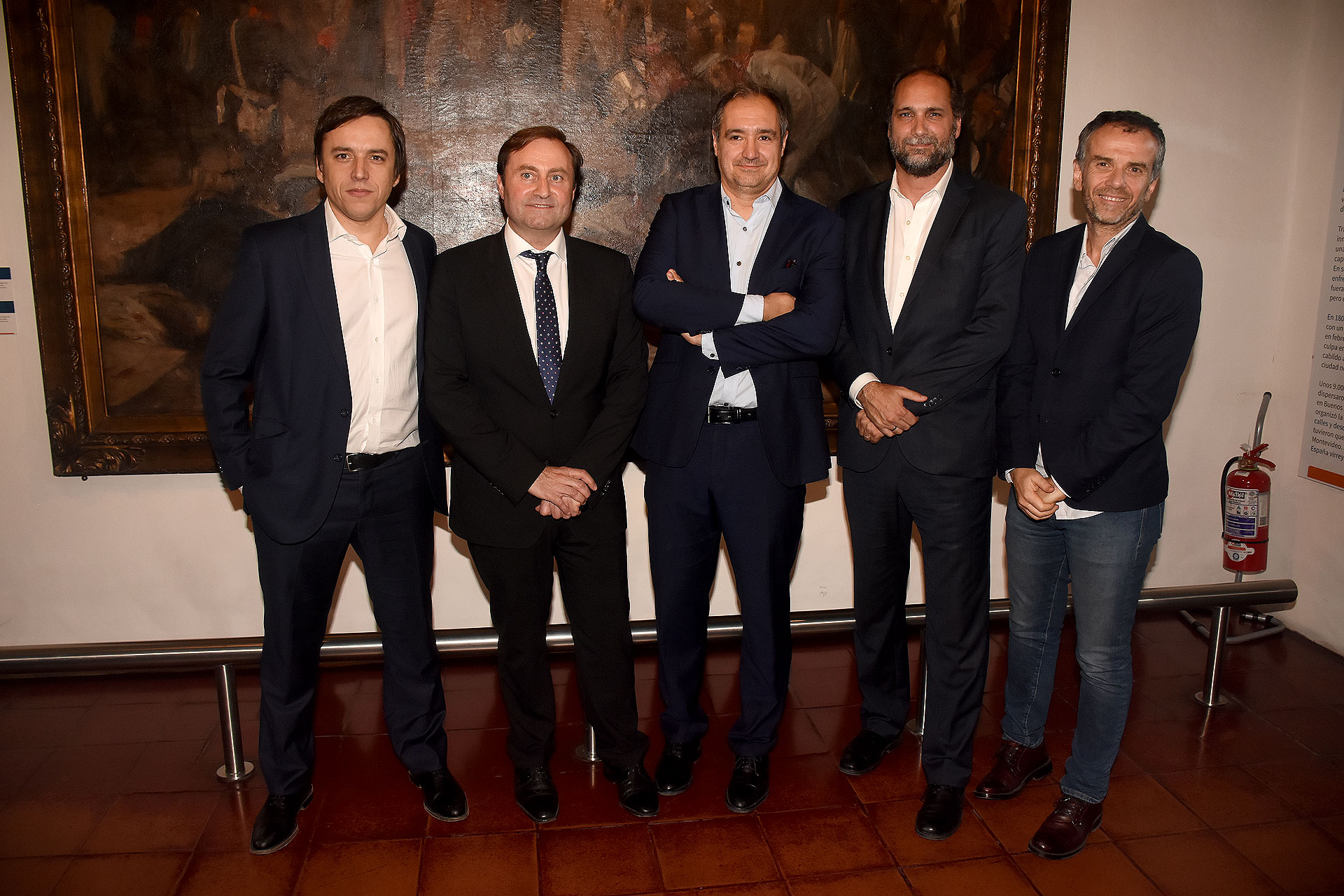 José Del Río, Néstor Sclauzero, Diego Cabot y Chani Guyot