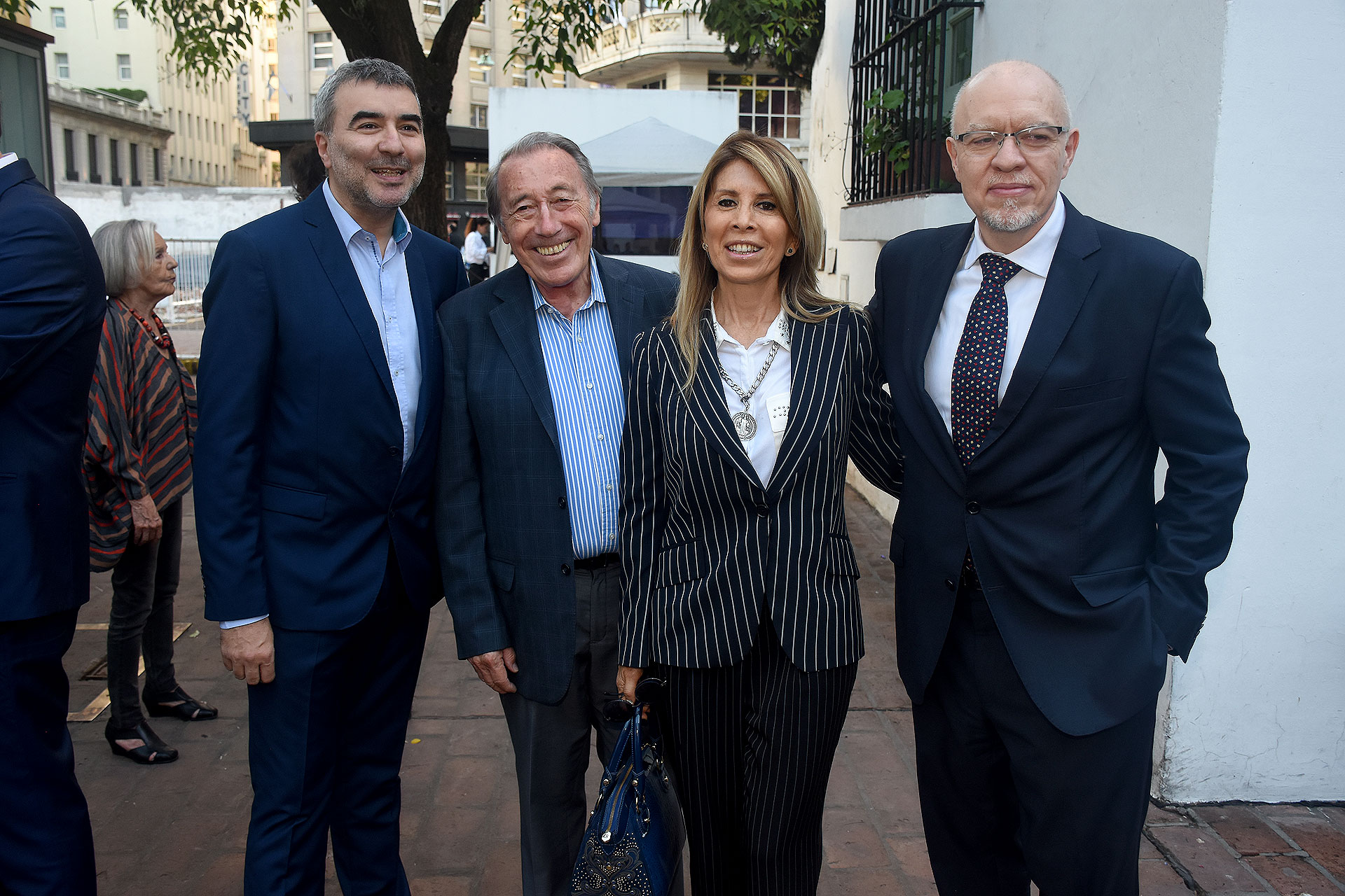 Javier Calvo, Juan Ignacio López -ex vocero de Raúl Alfonsín-, Castaño y Fernández Díaz