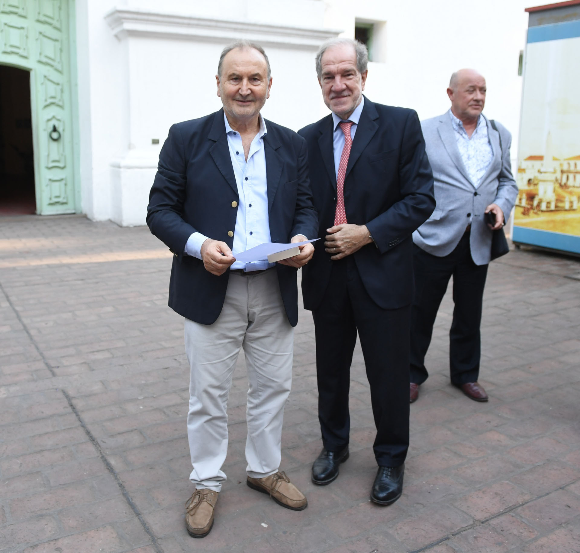 Carlos Lunghi, director de Fotografía de Perfil, y Héctor D’Amico