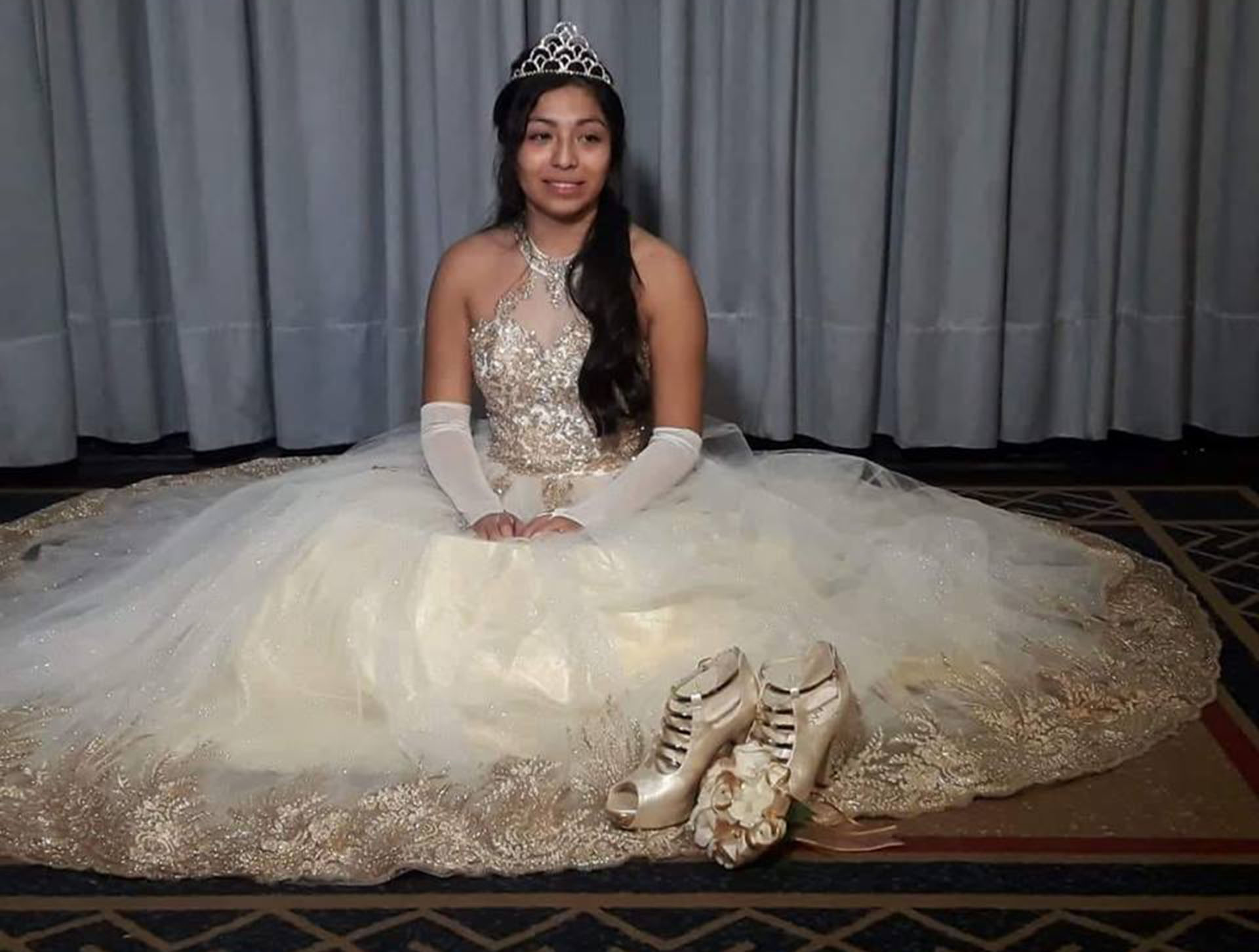 Naomi, en el festejo de sus 15 años (Facebook)