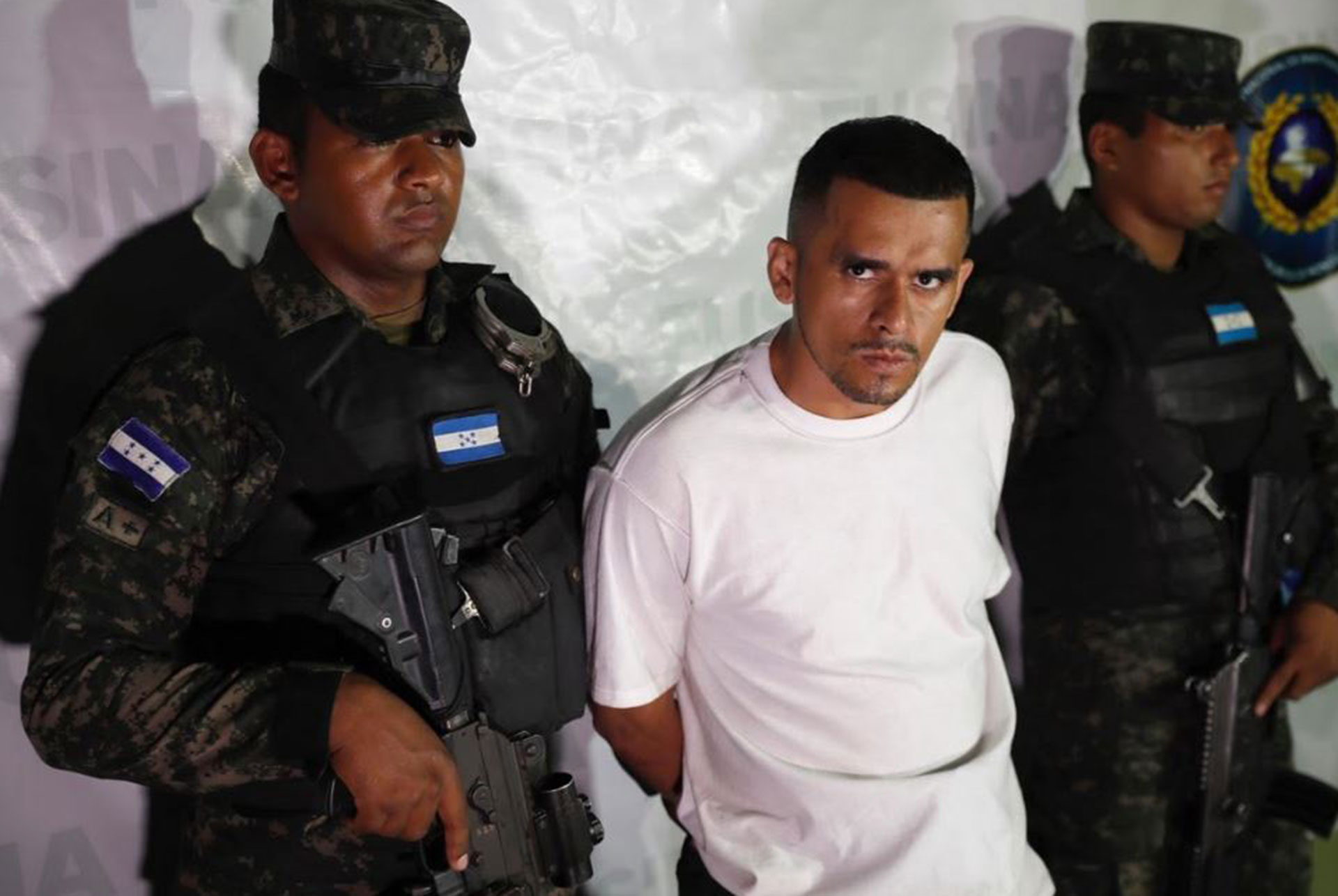 Las fuerzas de seguridad en un operativo en el que arrestaron pandilleros