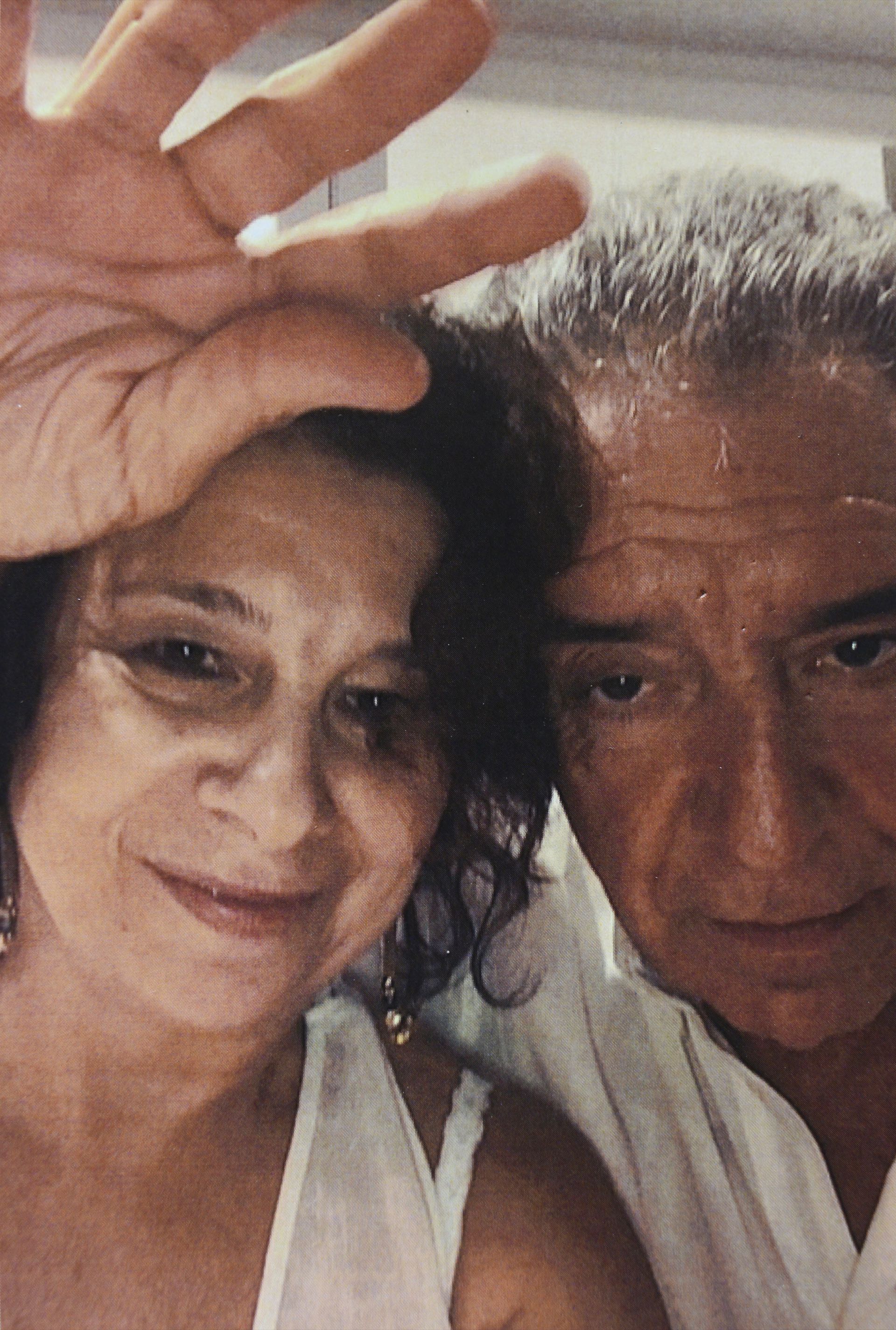 Con su actual pareja, Carlos Echegoyen (73).