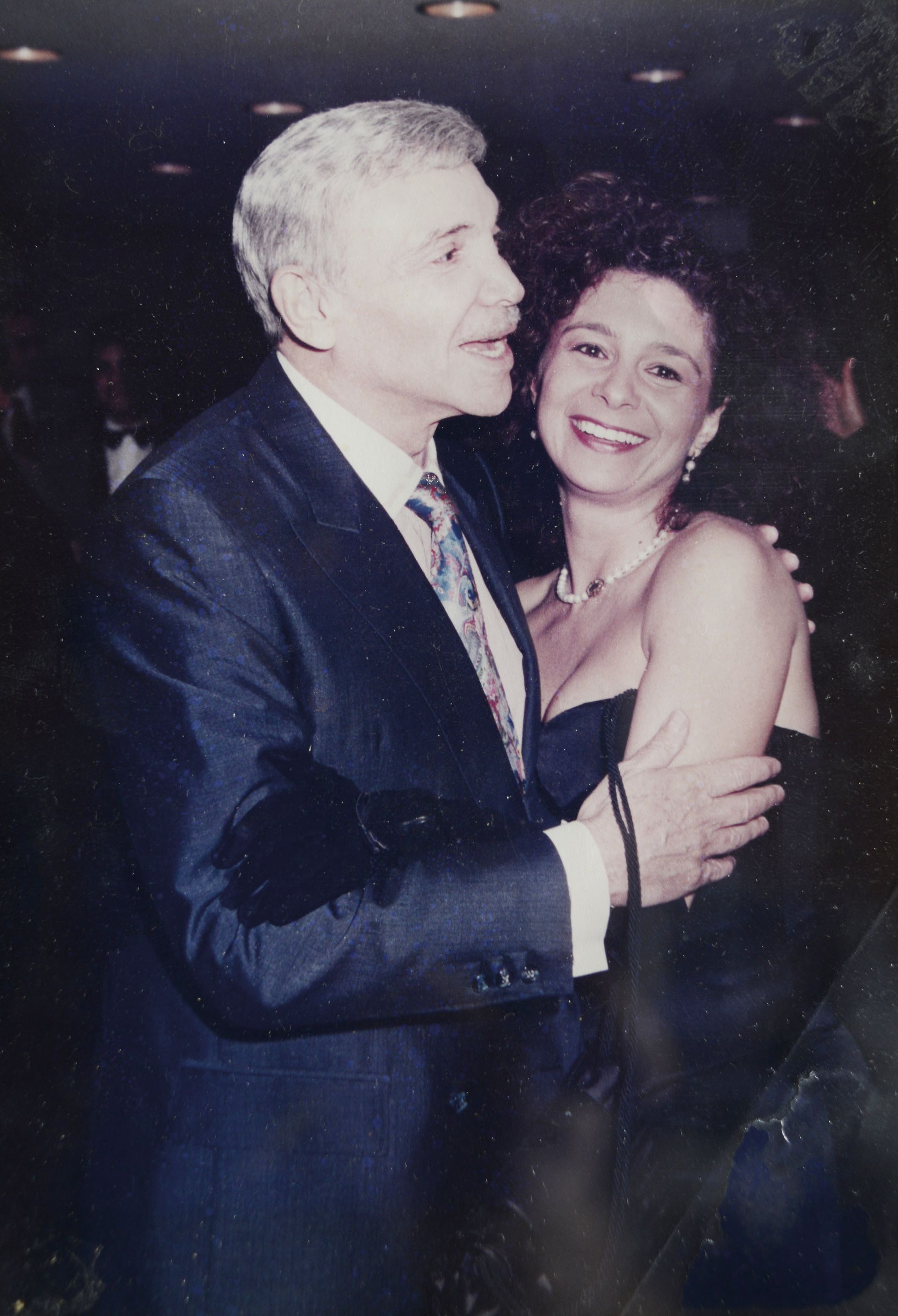 Junto a su padre, Alejandro Romay