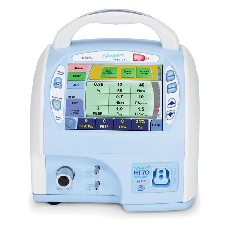 Respirador Newport HT70 de Covidien, del Grupo Medtronic (Foto: Investigación The Implant Files)