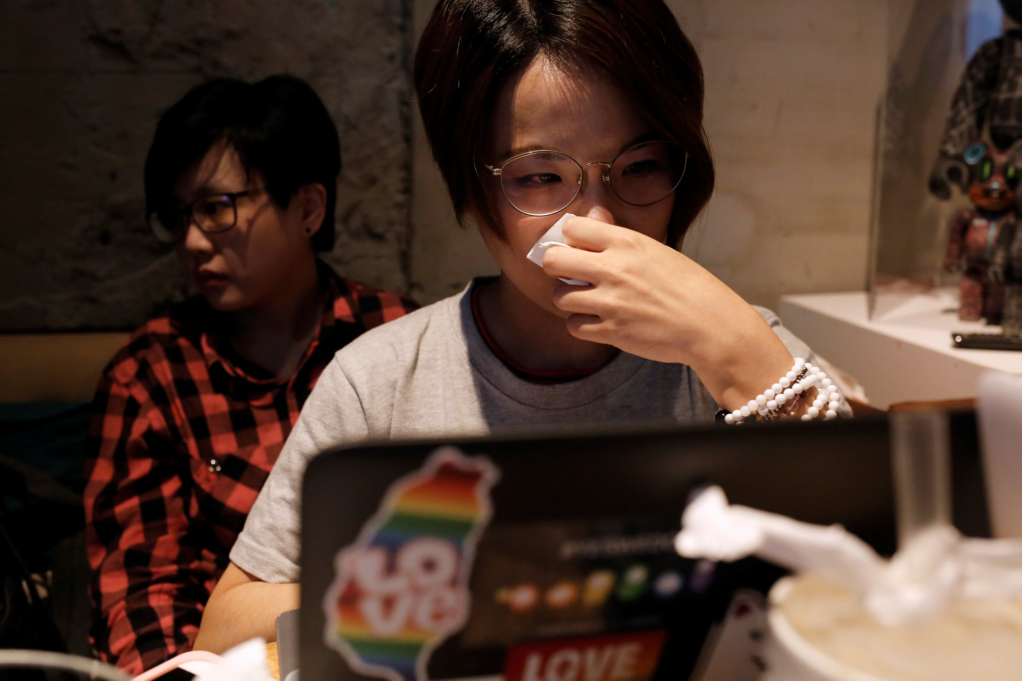 Activistas en Taipei lamentaron el resultado (Reuters)