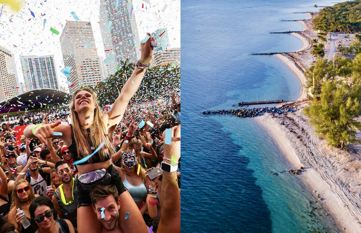 Científicos marinos de Miami alertaron sobre el peligro ecológico de mudar el polémico festival electrónico Ultra a Virginia Key