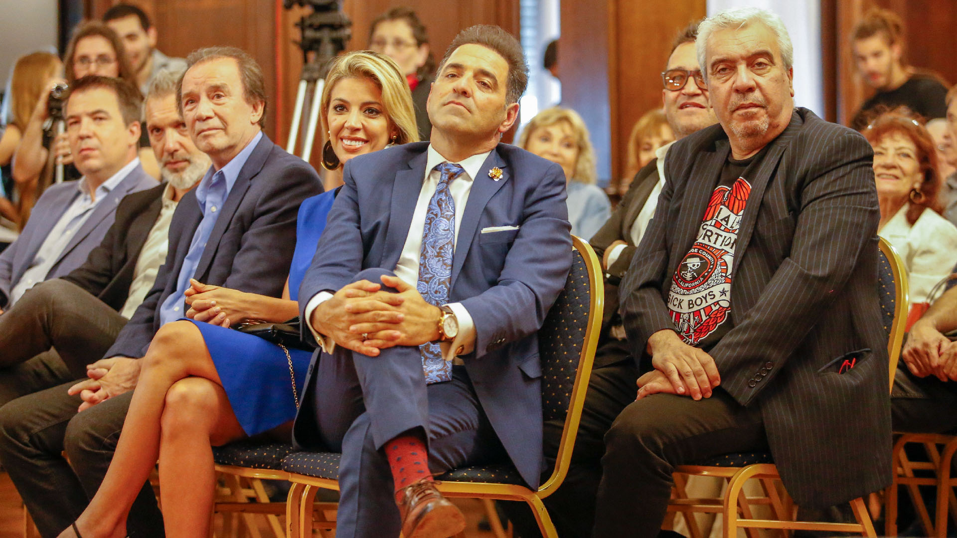 El elenco del programa vivió con mucha emoción el homenaje