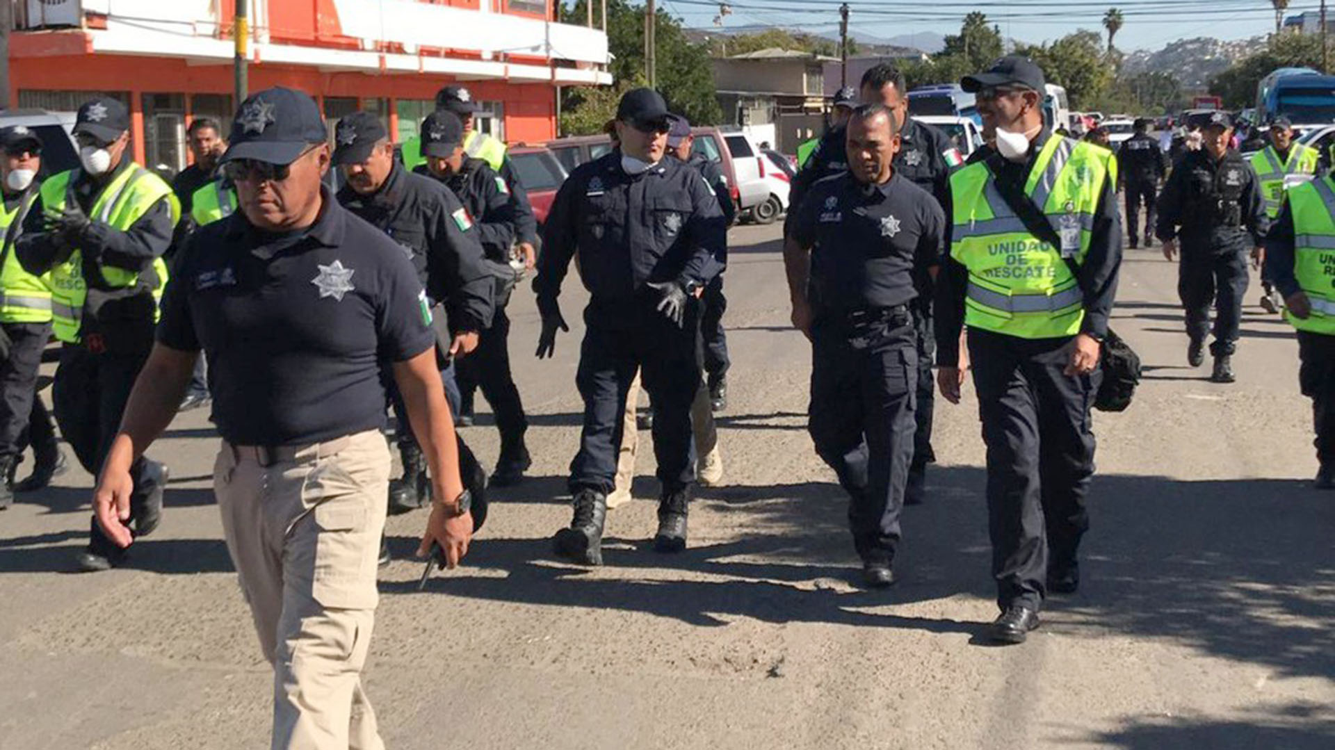 El comisionado de la Policía Federal, Manelich Castilla encabeza las acciones de la corporación en Tijuana. (Foto: Cortesía Milenio)