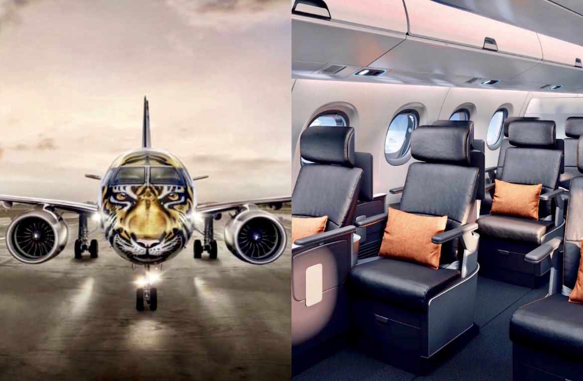 Un revolucionario avión de pasajeros fabricado en Brasil busca acabar con la pesadilla del asiento central