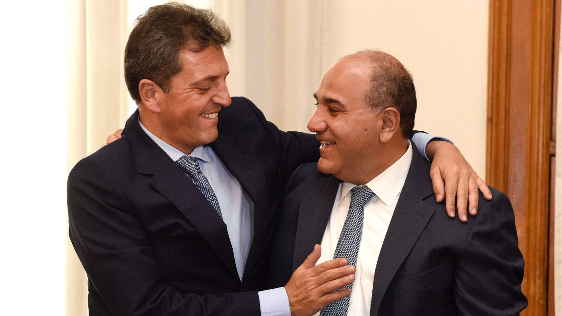 Juan Manzur con Sergio Massa