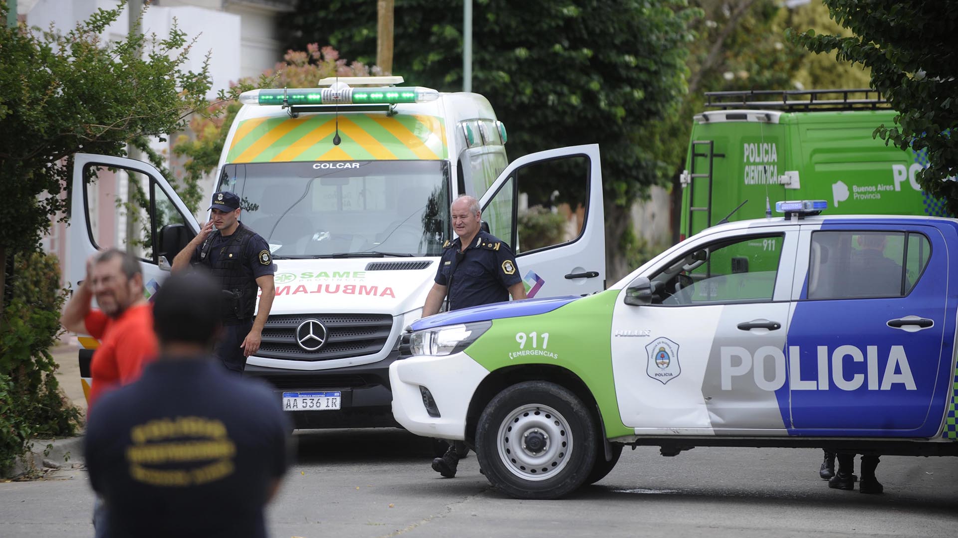 El trágico hecho ocurrió una vivienda situada en la calle 116, entre 529 y 539 (Dino Calvo)