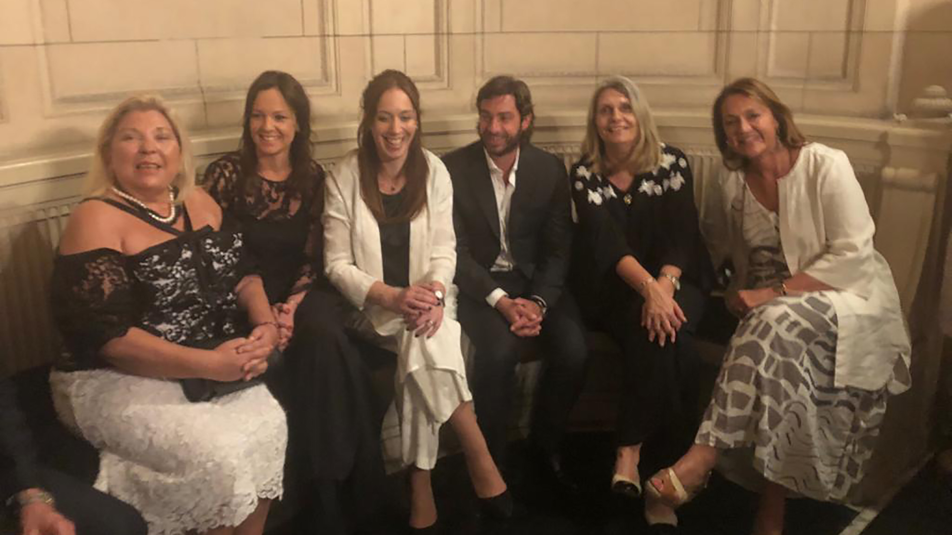 Elisa Carrió, Carolina Stanley, María Eugenia Vidal, Federico Salvay y Cornelia Schmidt