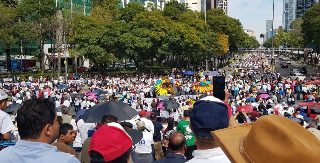 La marcha fue convocada a través de las redes sociales