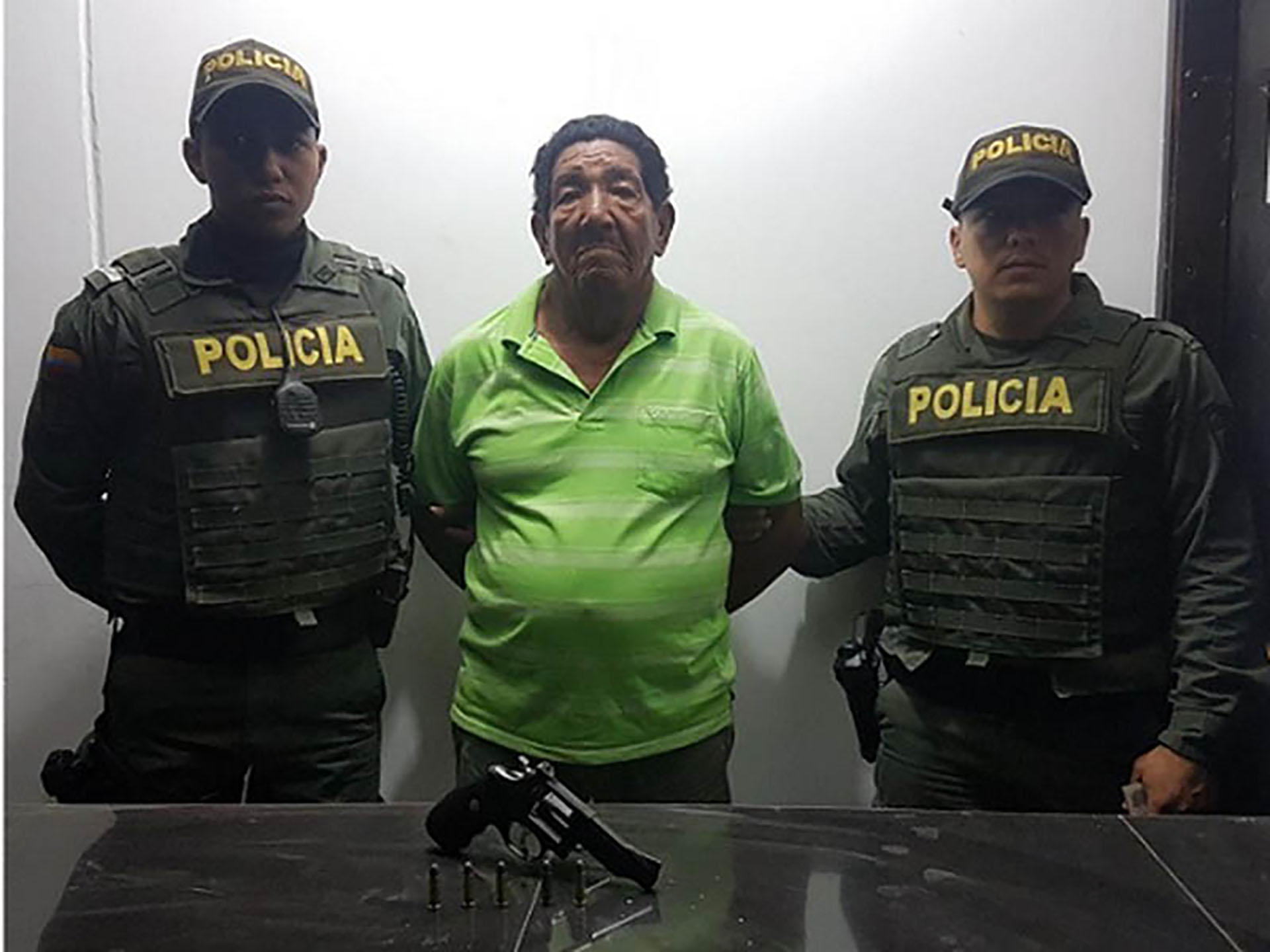 Jaime Montaño Pinedo, de 74 años, fue capturado por disparar en el rostro a una vecina en el barrio Pescaíto, de Santa Marta.