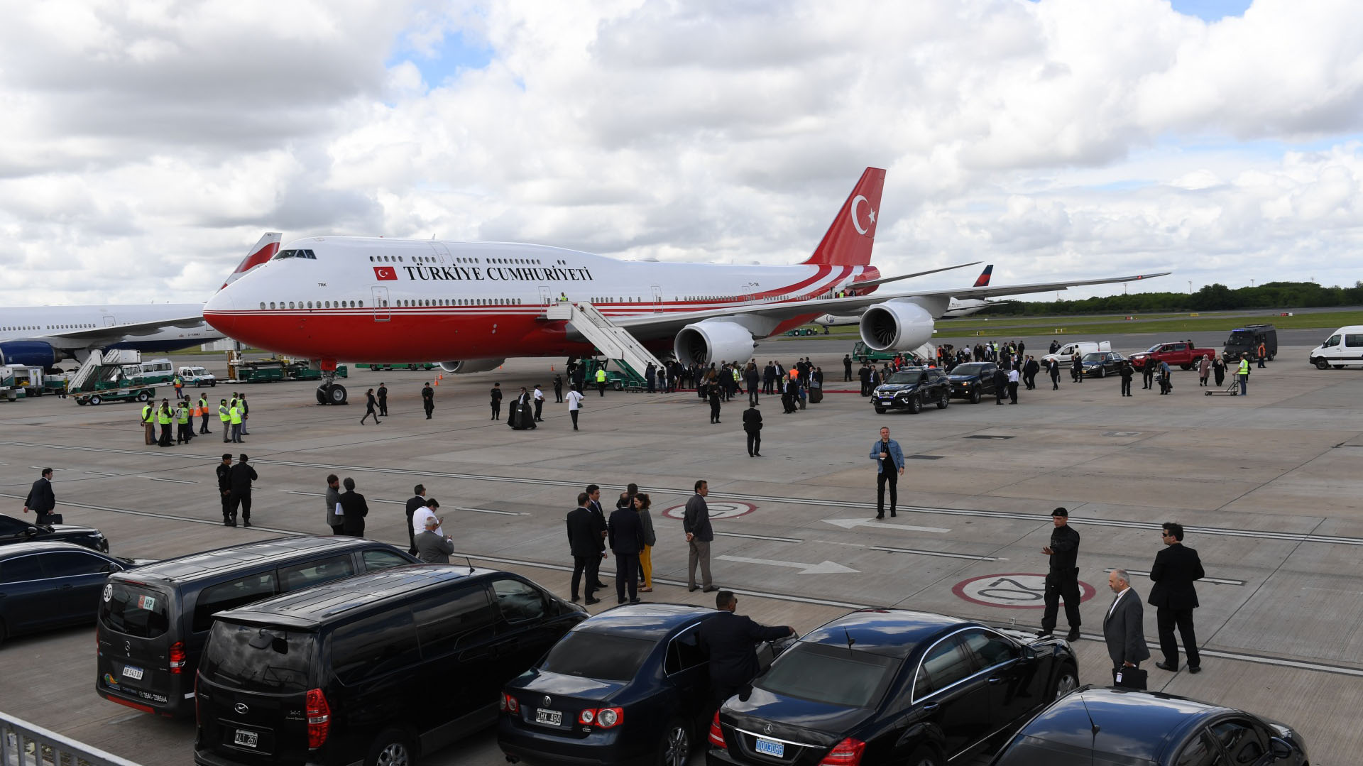 El avión de Turquía