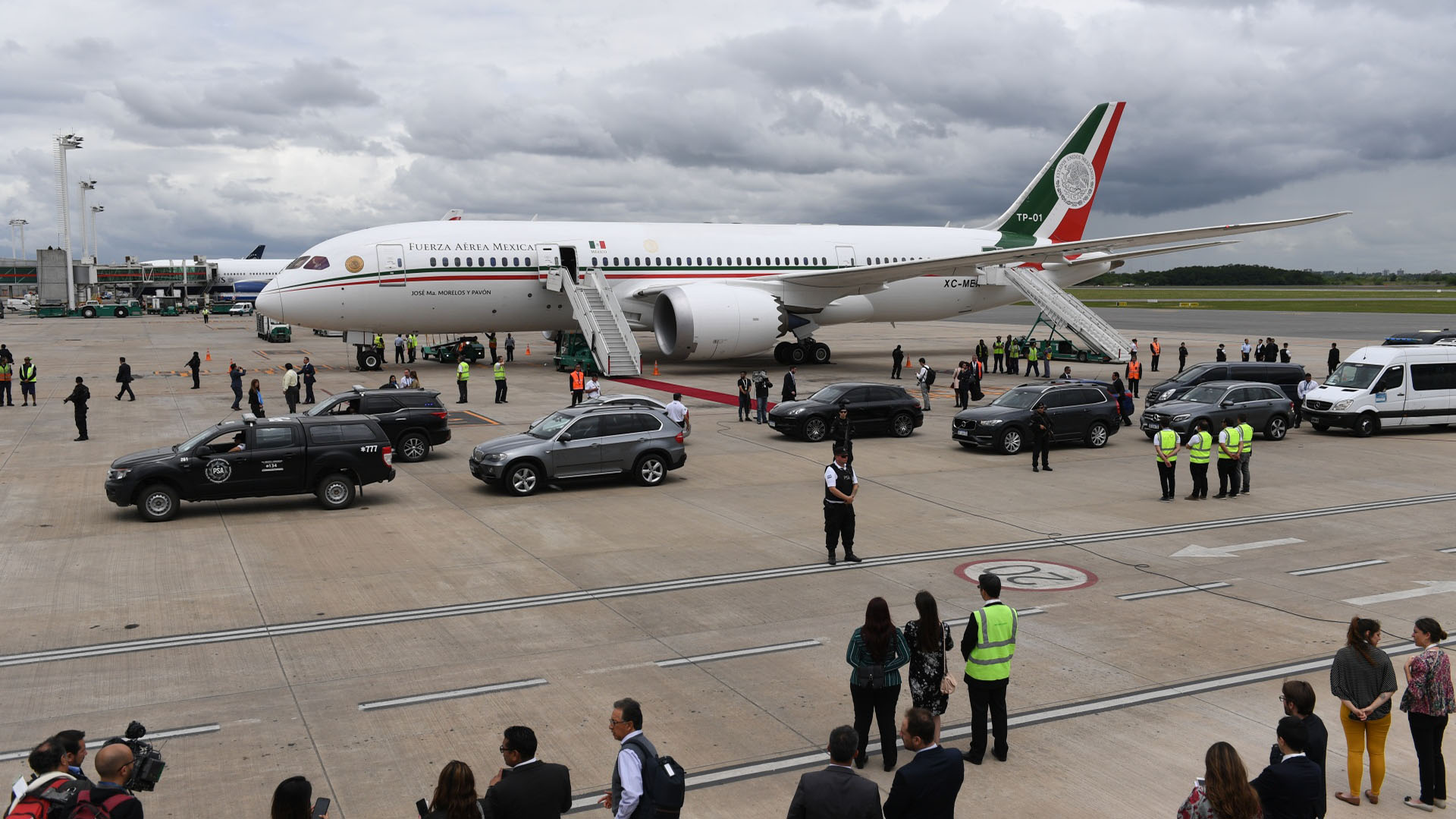 El avión de México