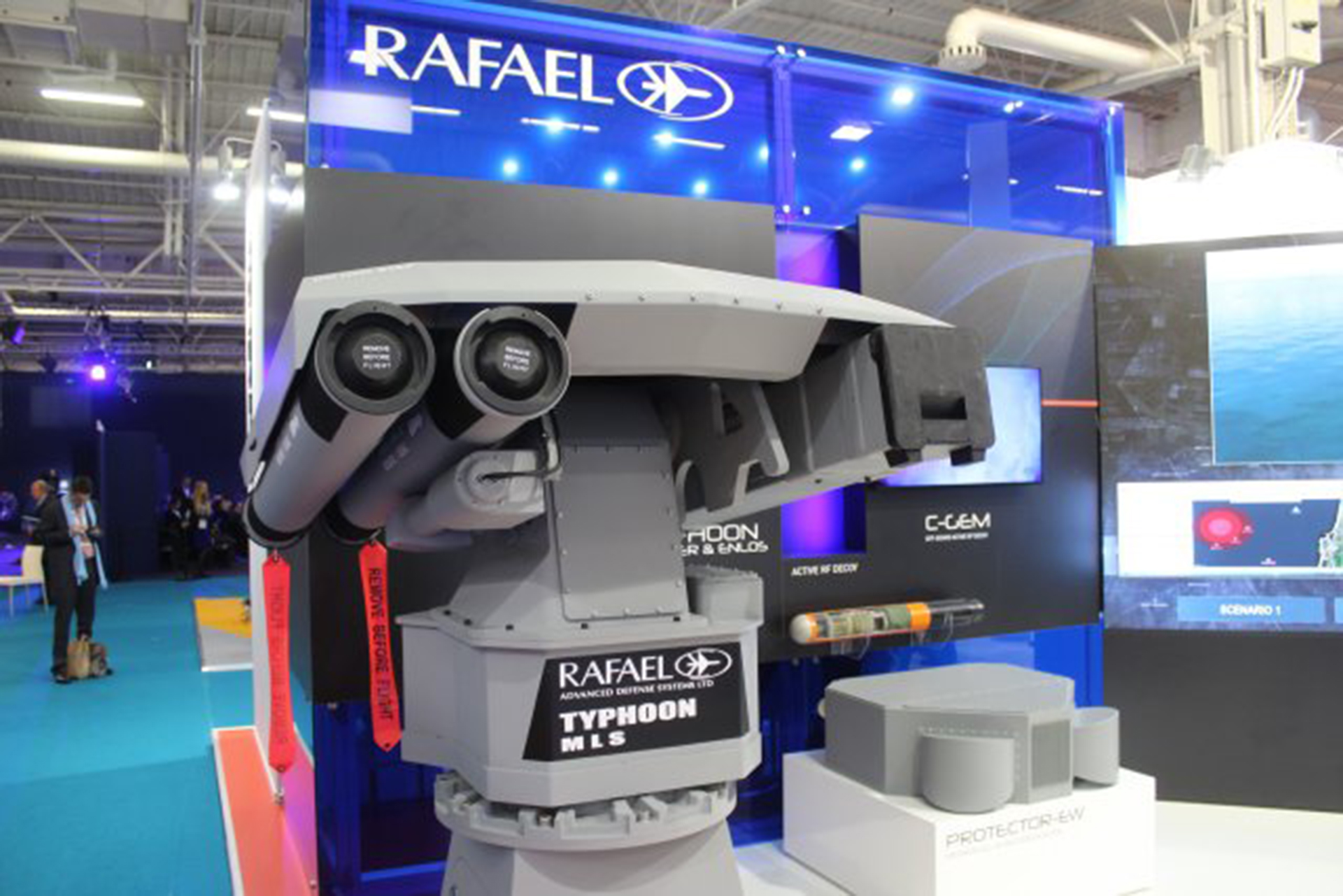 La compañía israelita Rafael ofrece soluciones de software y equipamiento de defensa