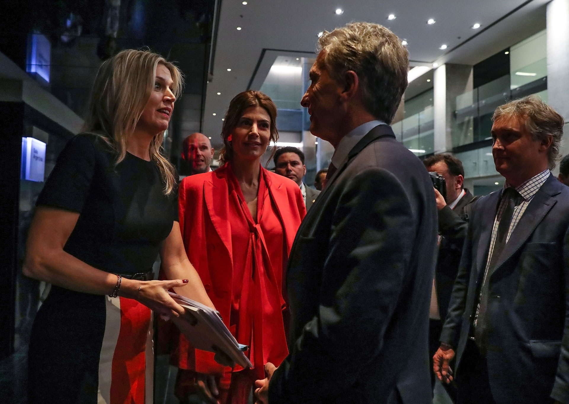 Macri y la reina Máxima de Holanda