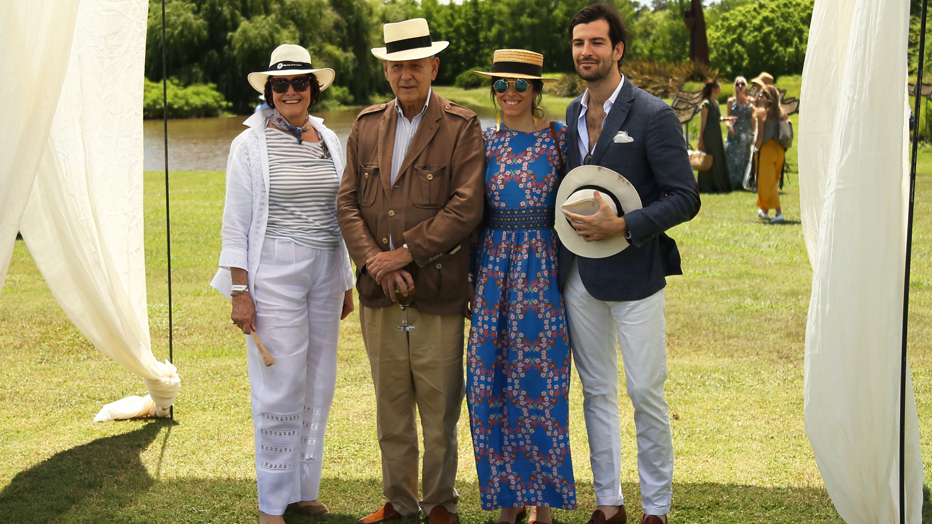 Chantal Erdozain, Archibaldo Lanus, Agustina Socas y Clement Le Coz
