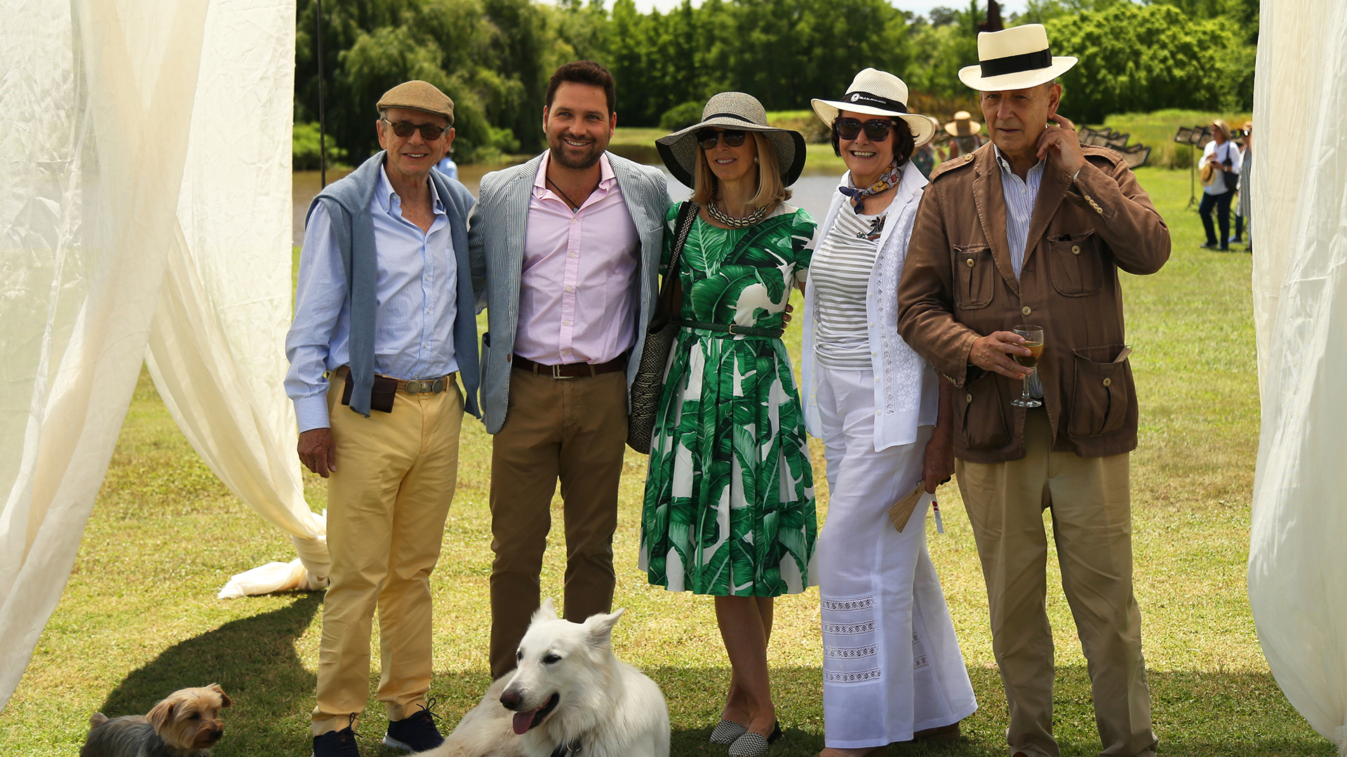 Felipe Durán, Maita Barenechea, Chantal Erdozain y Archibaldo Lanús
