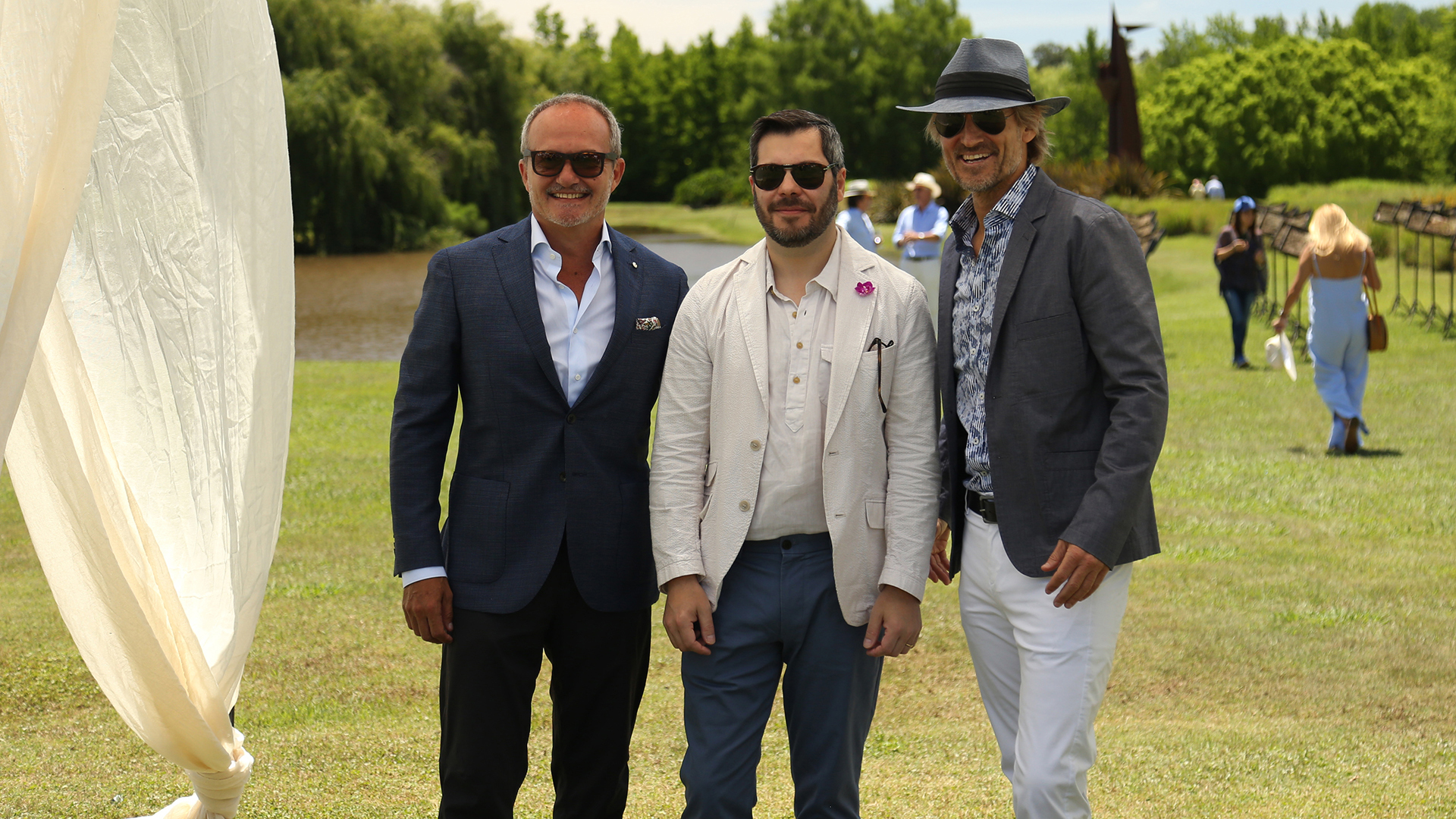 Sebastián Miranda, Joaquín Rodríguez y Francisco Bosch