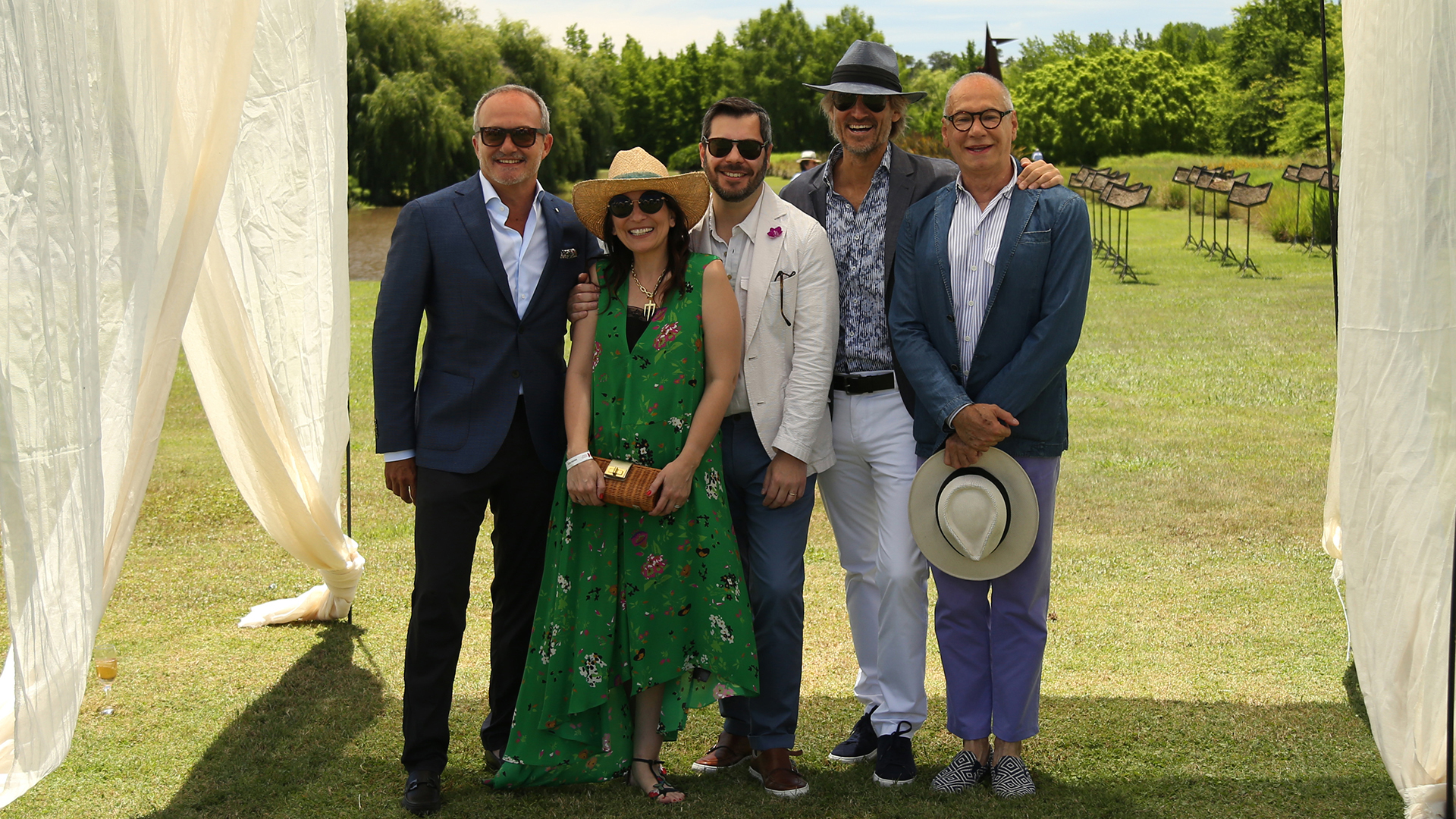 Sebastián Miranda, Larisa Andreani, Joaquín Rodríguez, Francisco Bosch y Abel Guaglianone