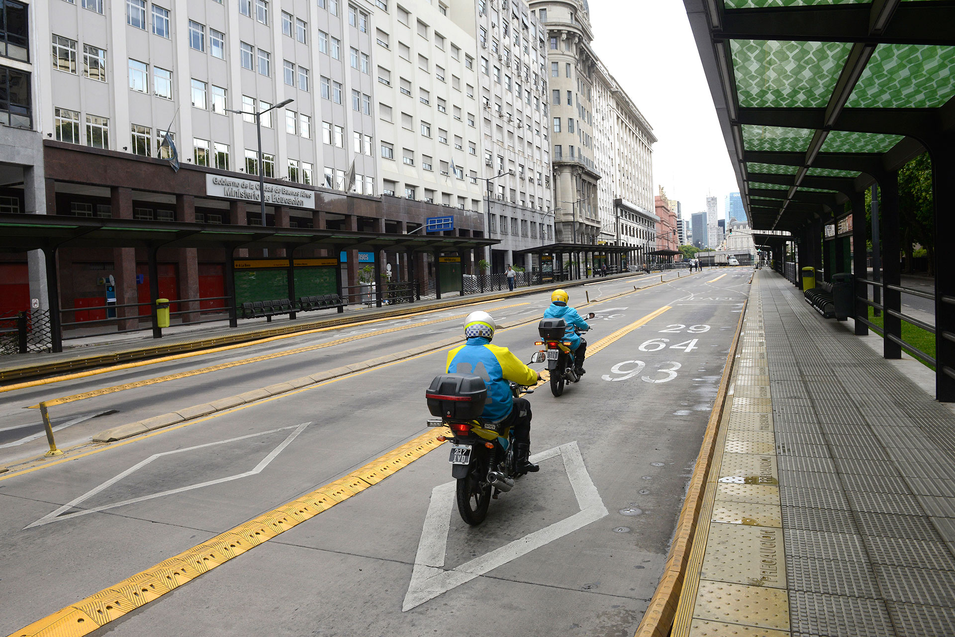 El viernes y el sábado la ciudad de Buenos Aires estuvo desierta