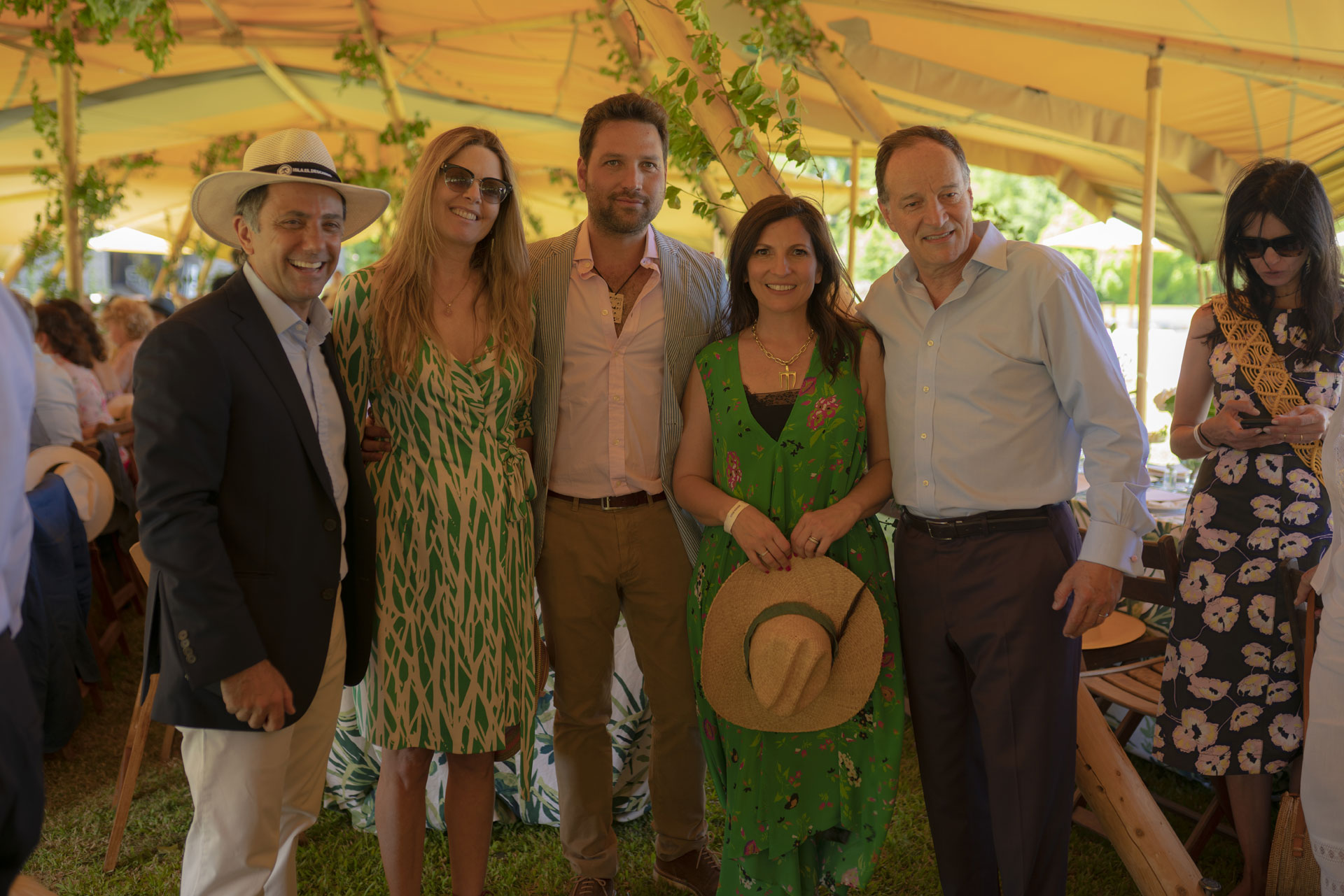 Claudio Stamato, Celia Perkins, Felipe Durán, Larisa Andreani y Marcelo Podestá