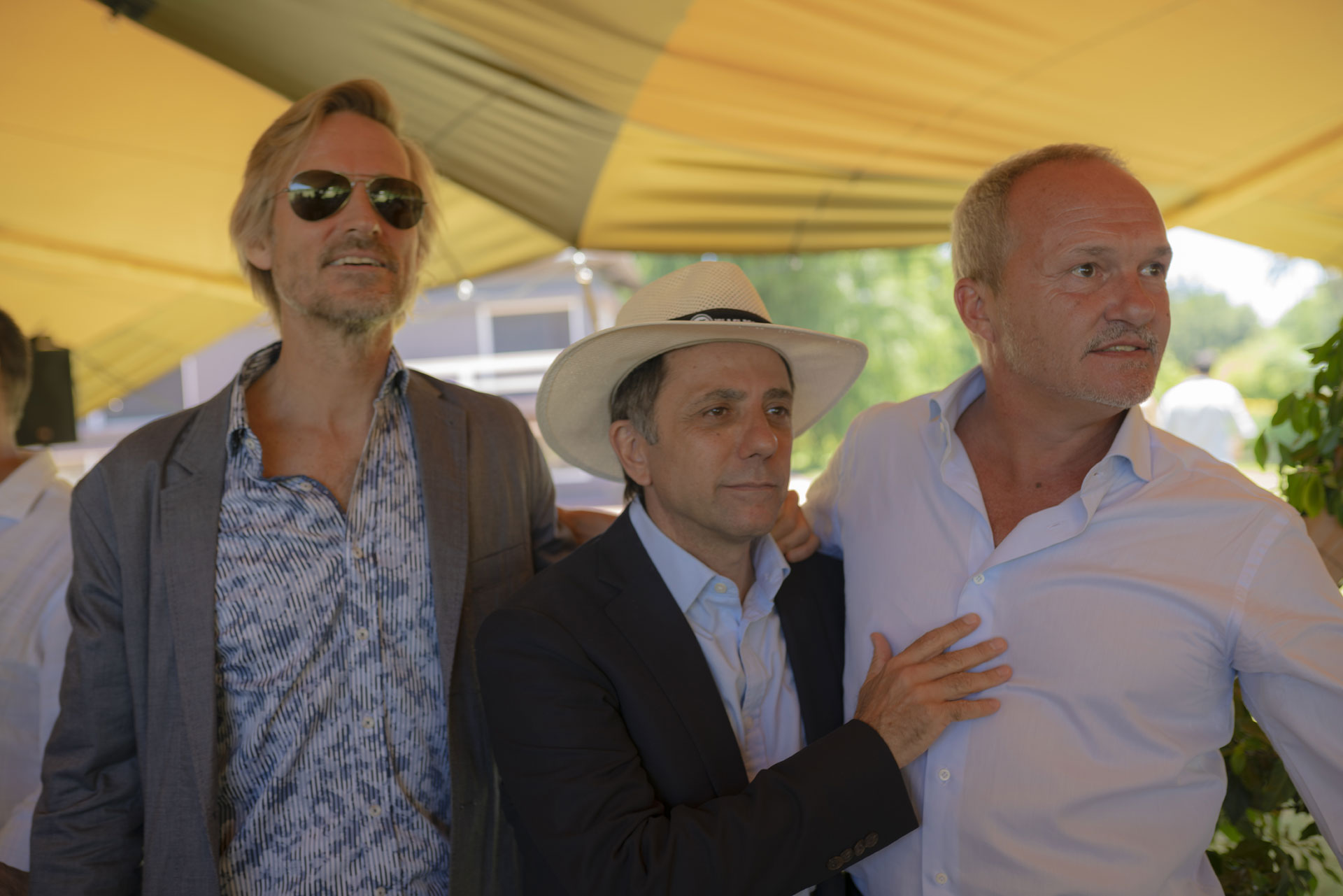Francisco Bosch, Claudio Stamato y Sebastián Miranda